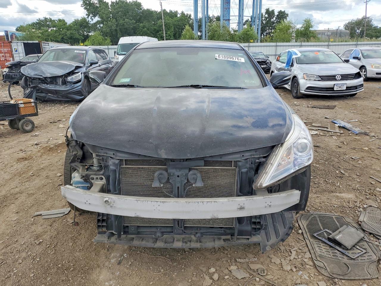 2013 Hyundai Azera Base Черный vin: KMHFG4JG3DA217398