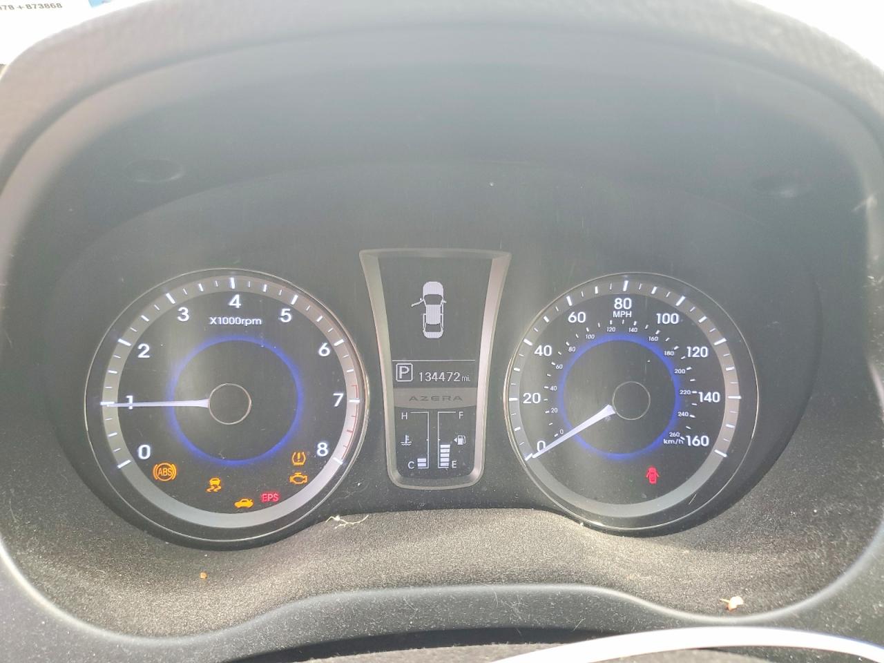 2013 Hyundai Azera Base Черный vin: KMHFG4JG3DA217398