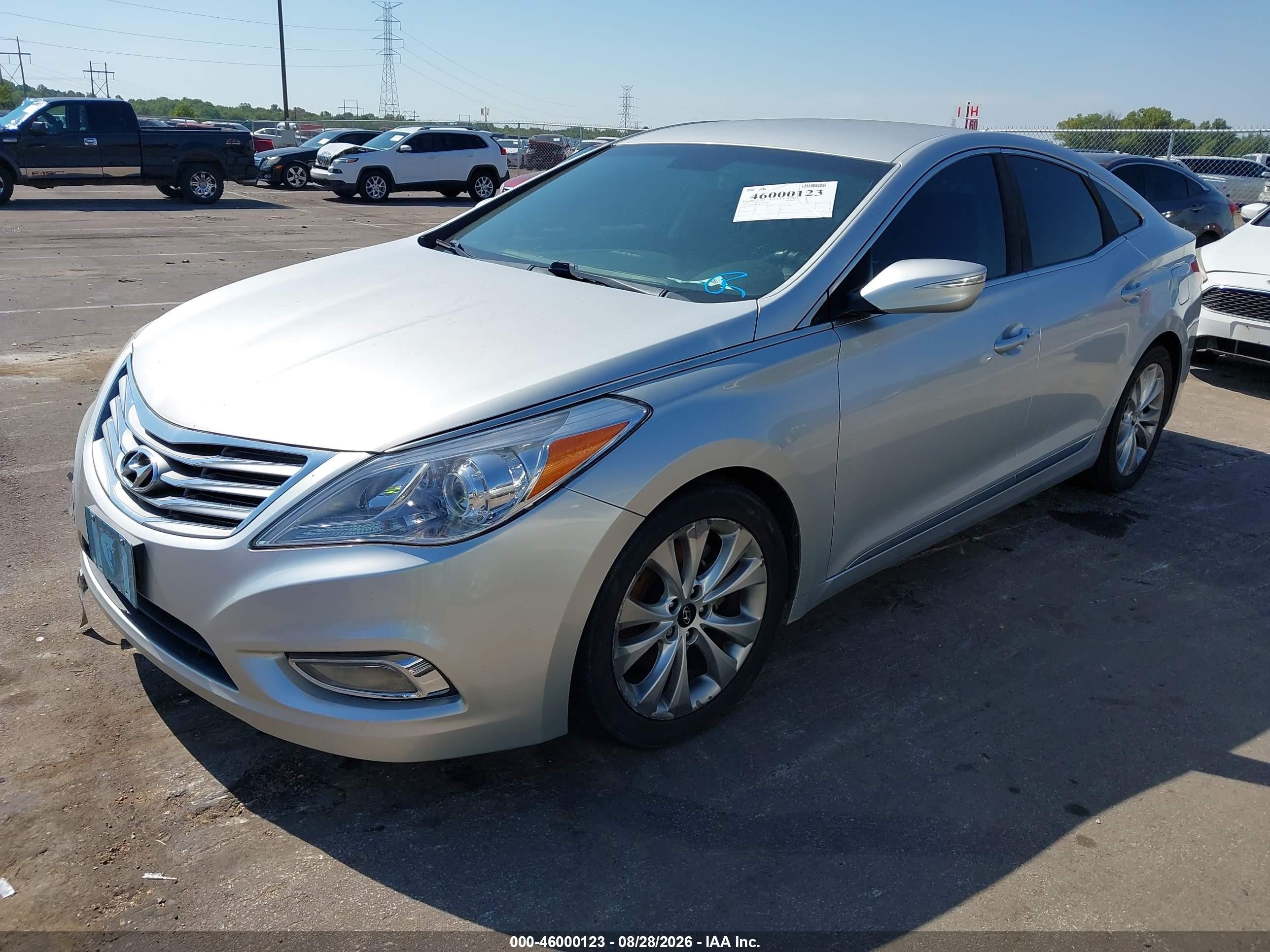 2013 Hyundai Azera   Silver vin: KMHFG4JG4DA215336