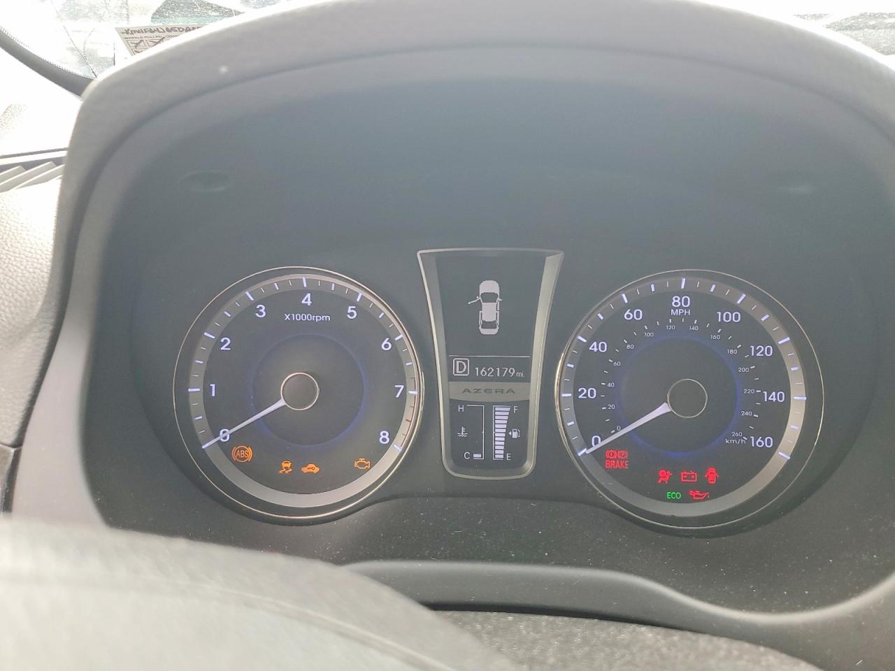 2013 Hyundai Azera Base Gray vin: KMHFG4JG5DA255988