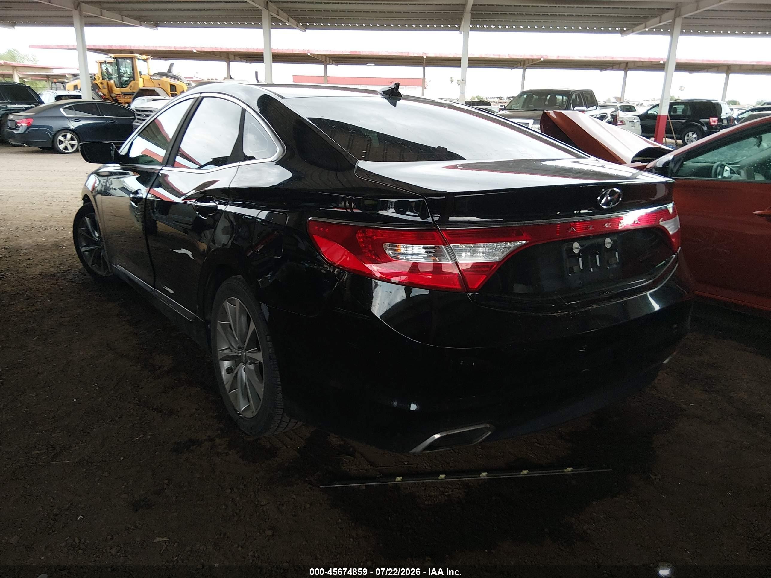 2015 Hyundai Azera Black vin: KMHFG4JG6FA484571