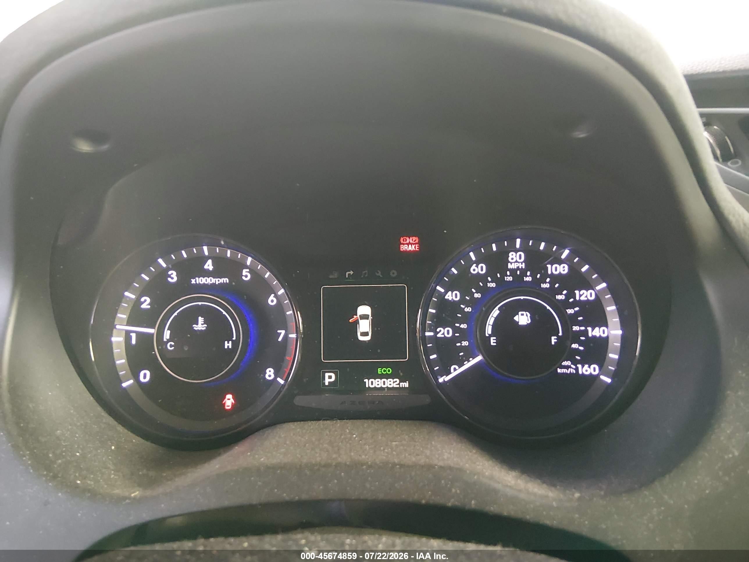 2015 Hyundai Azera Black vin: KMHFG4JG6FA484571