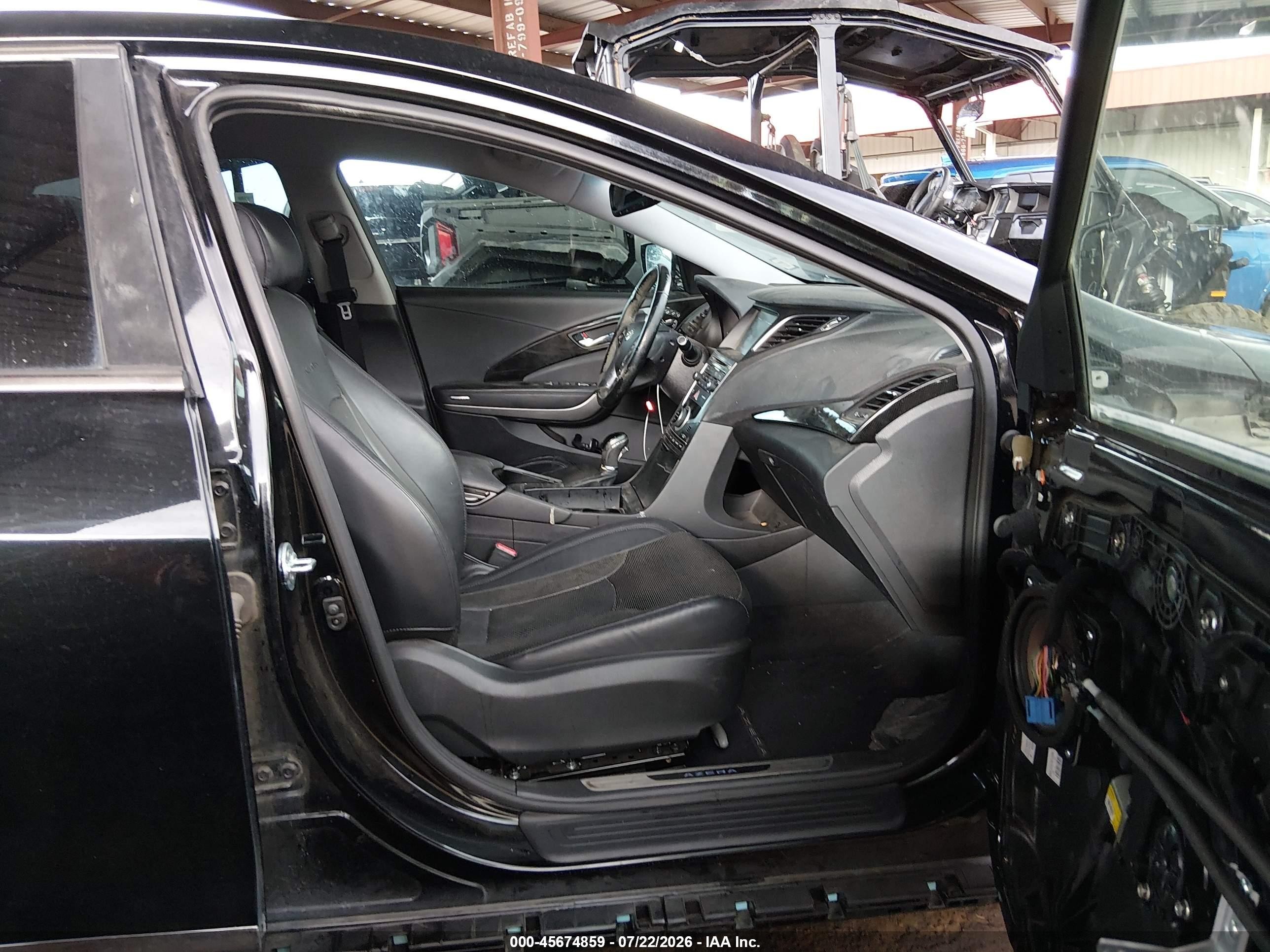 2015 Hyundai Azera Black vin: KMHFG4JG6FA484571