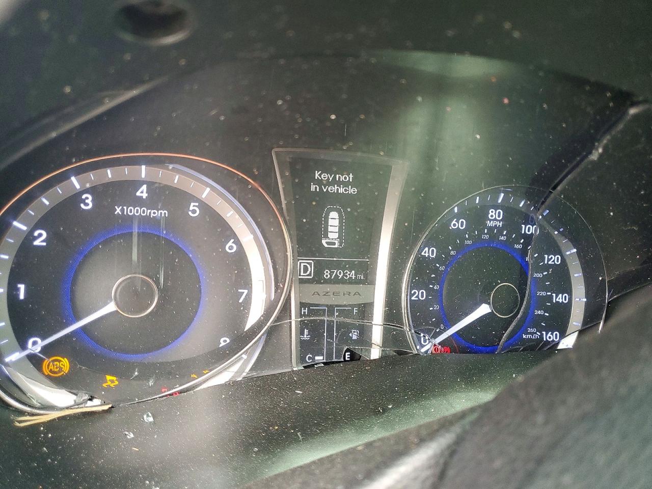 2013 Hyundai Azera Base Black vin: KMHFG4JG7DA232454