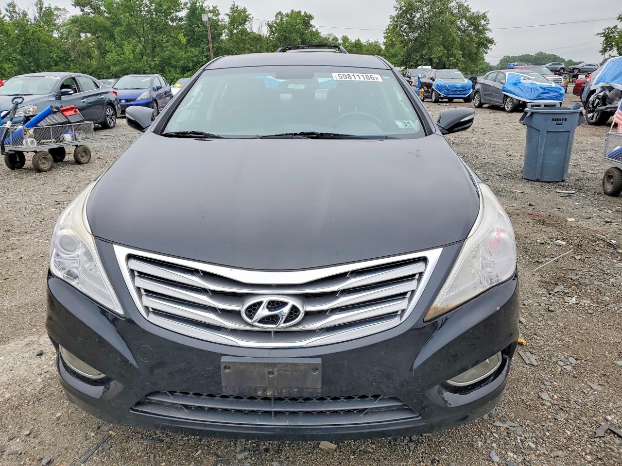 2014 Hyundai Azera Base Black vin: KMHFG4JG7EA396482