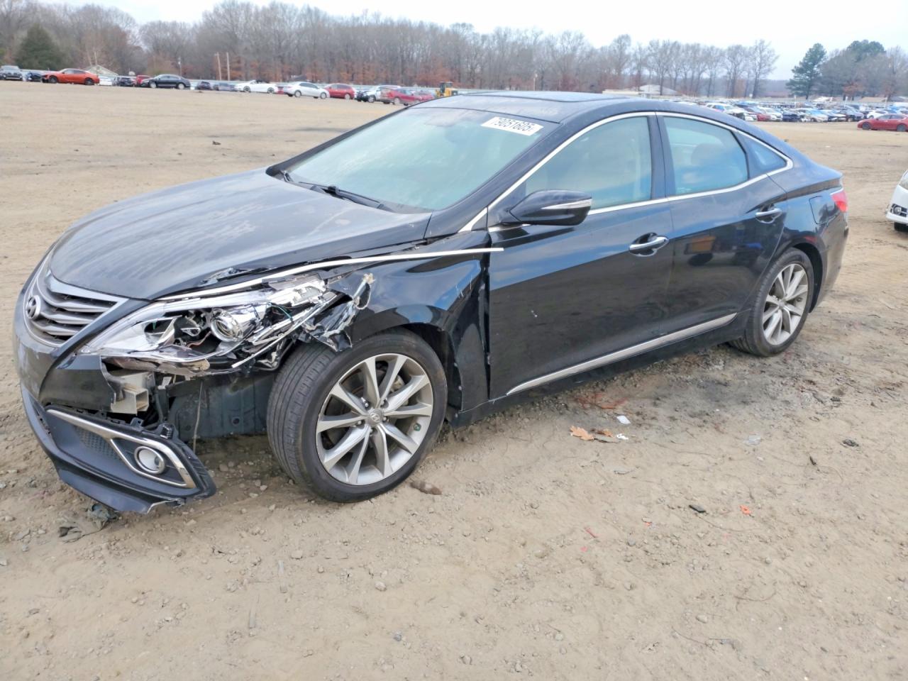 2015 Hyundai Azera Base Черный vin: KMHFG4JG7FA479010