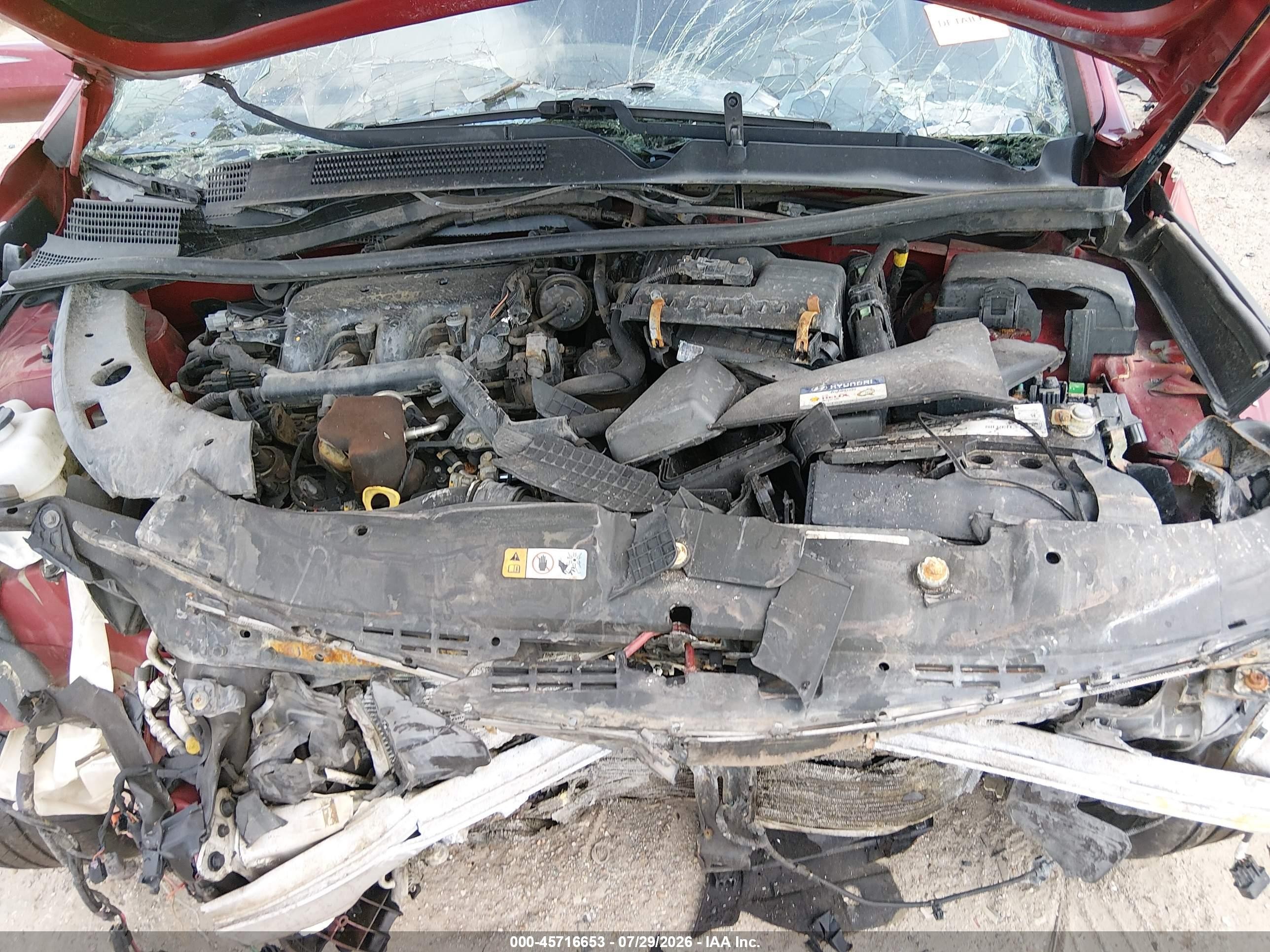 2013 Hyundai Azera   Red vin: KMHFG4JG8DA227019