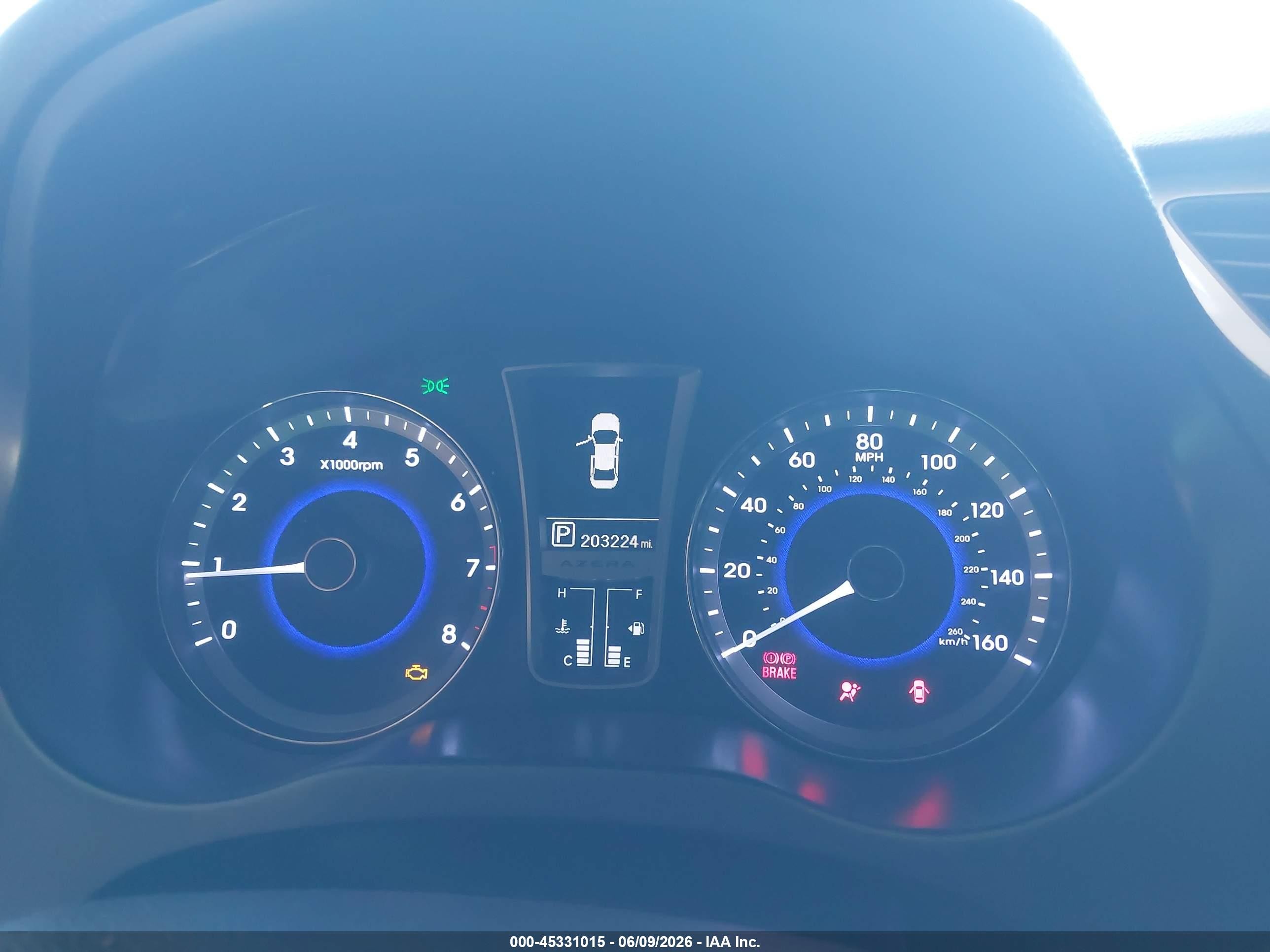 2013 Hyundai Azera   Черный vin: KMHFG4JG8DA265821