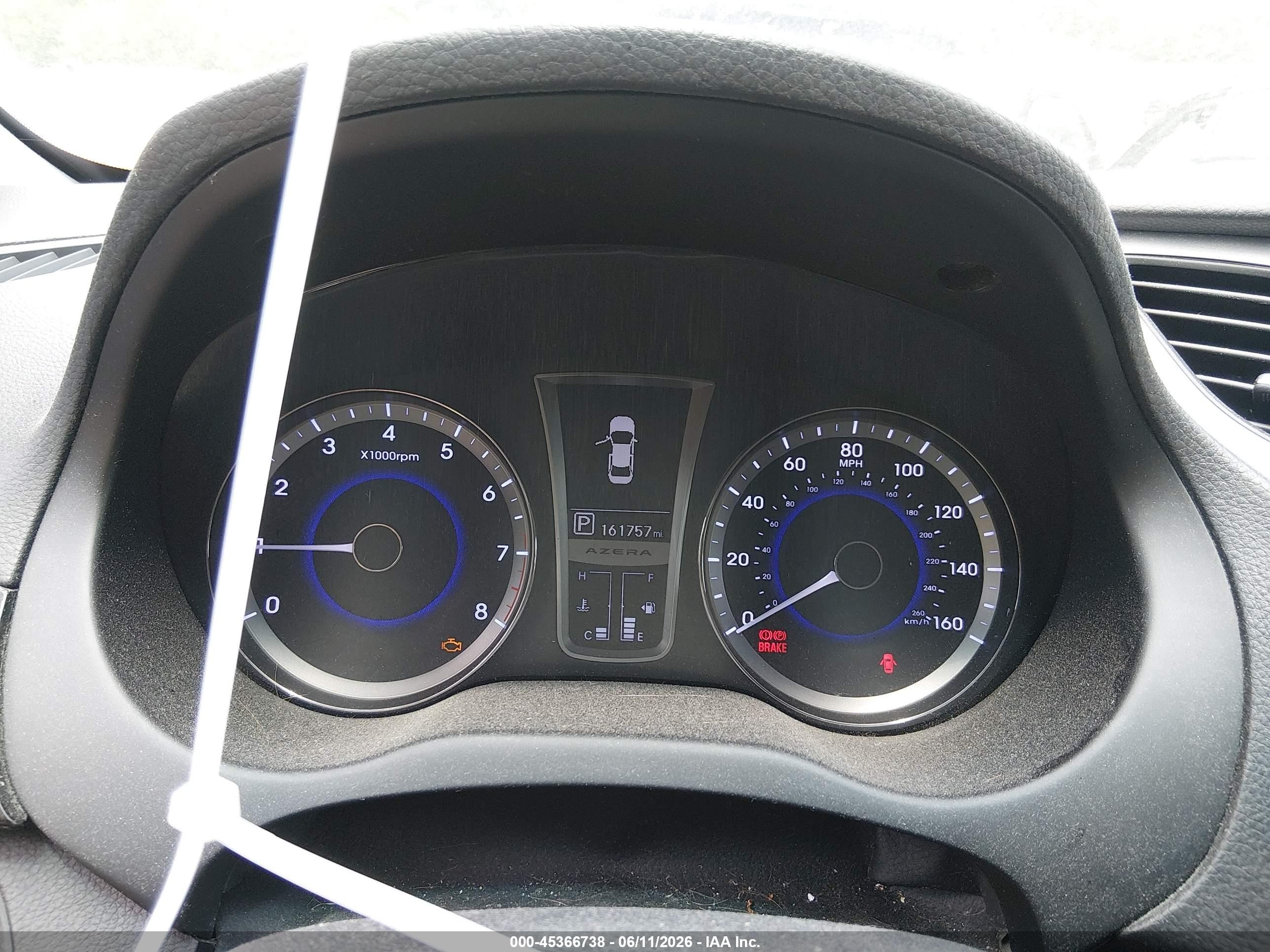 2014 Hyundai Azera   White vin: KMHFG4JG8EA362227