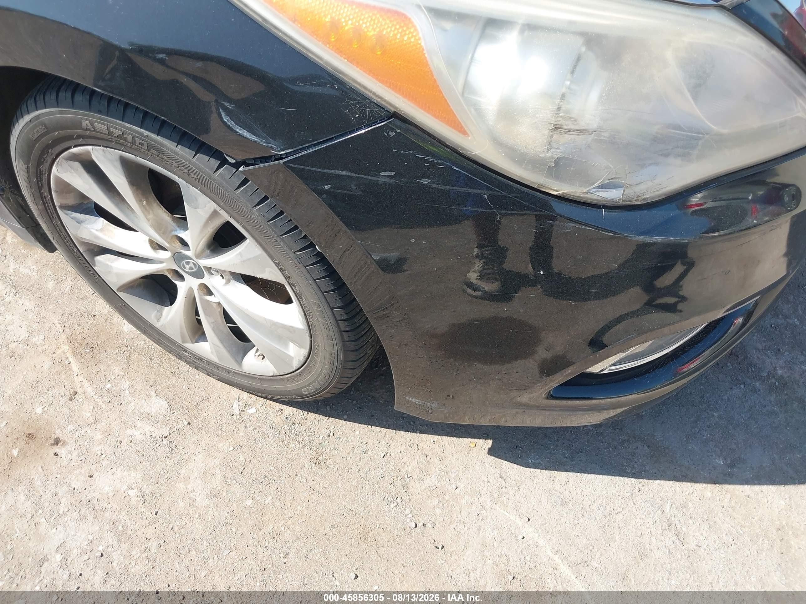 2013 Hyundai Azera   Black vin: KMHFG4JG9DA257534