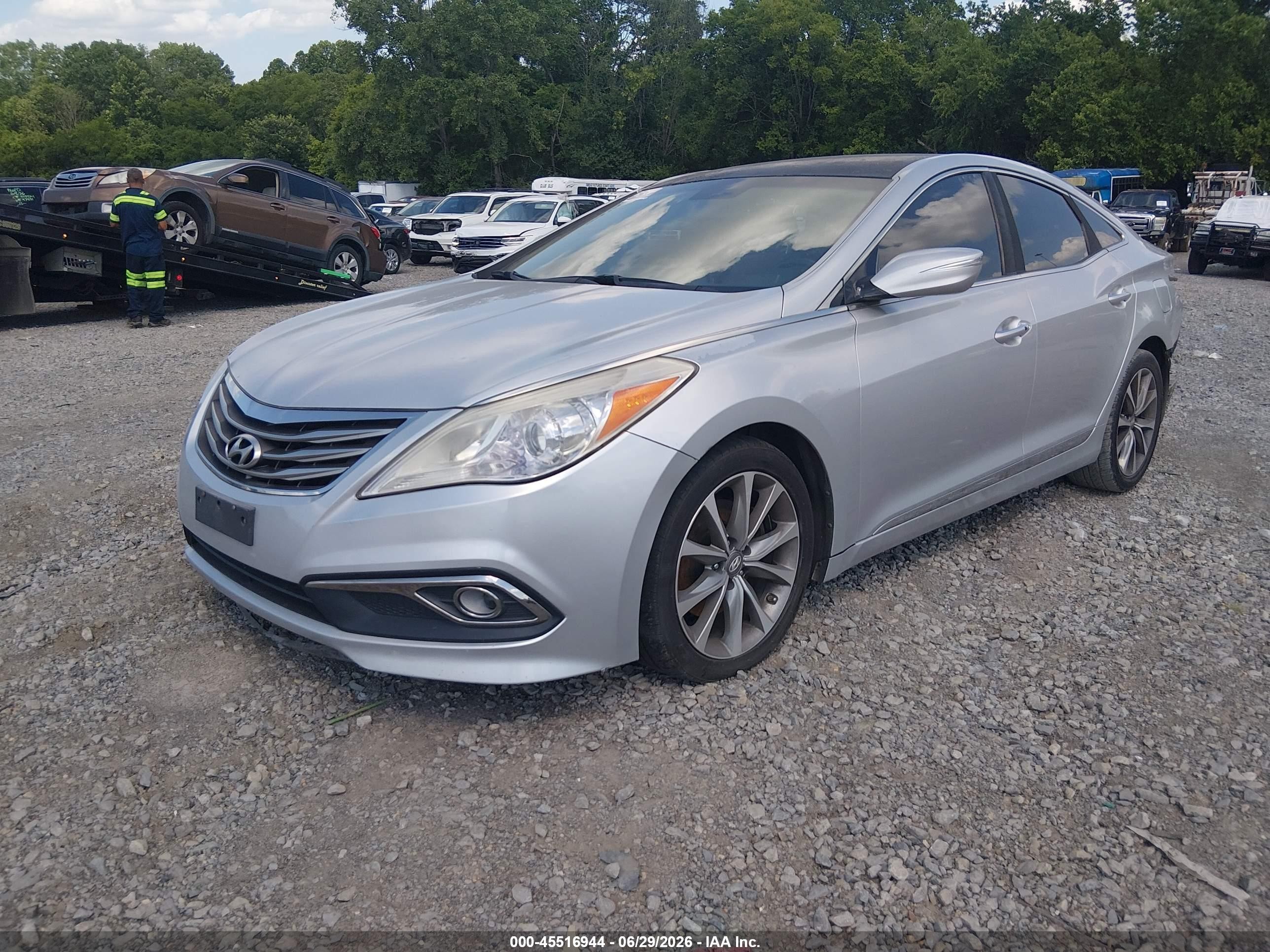 2015 Hyundai Azera   Silver vin: KMHFG4JG9FA454206