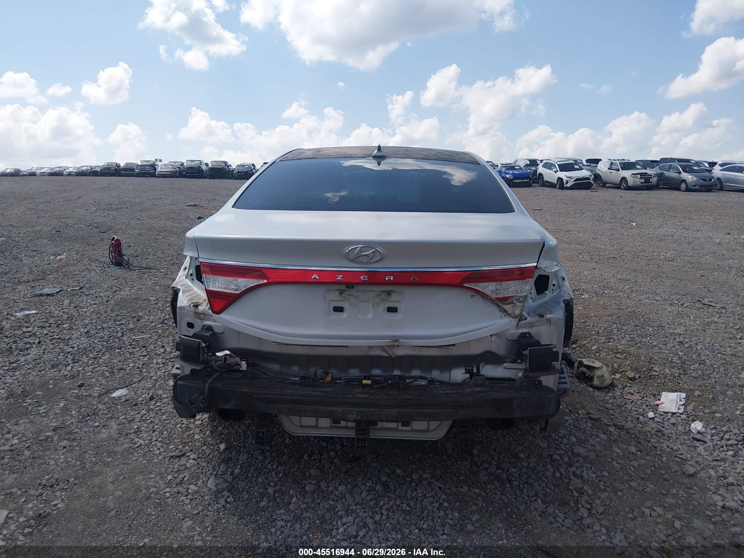 2015 Hyundai Azera   Silver vin: KMHFG4JG9FA454206