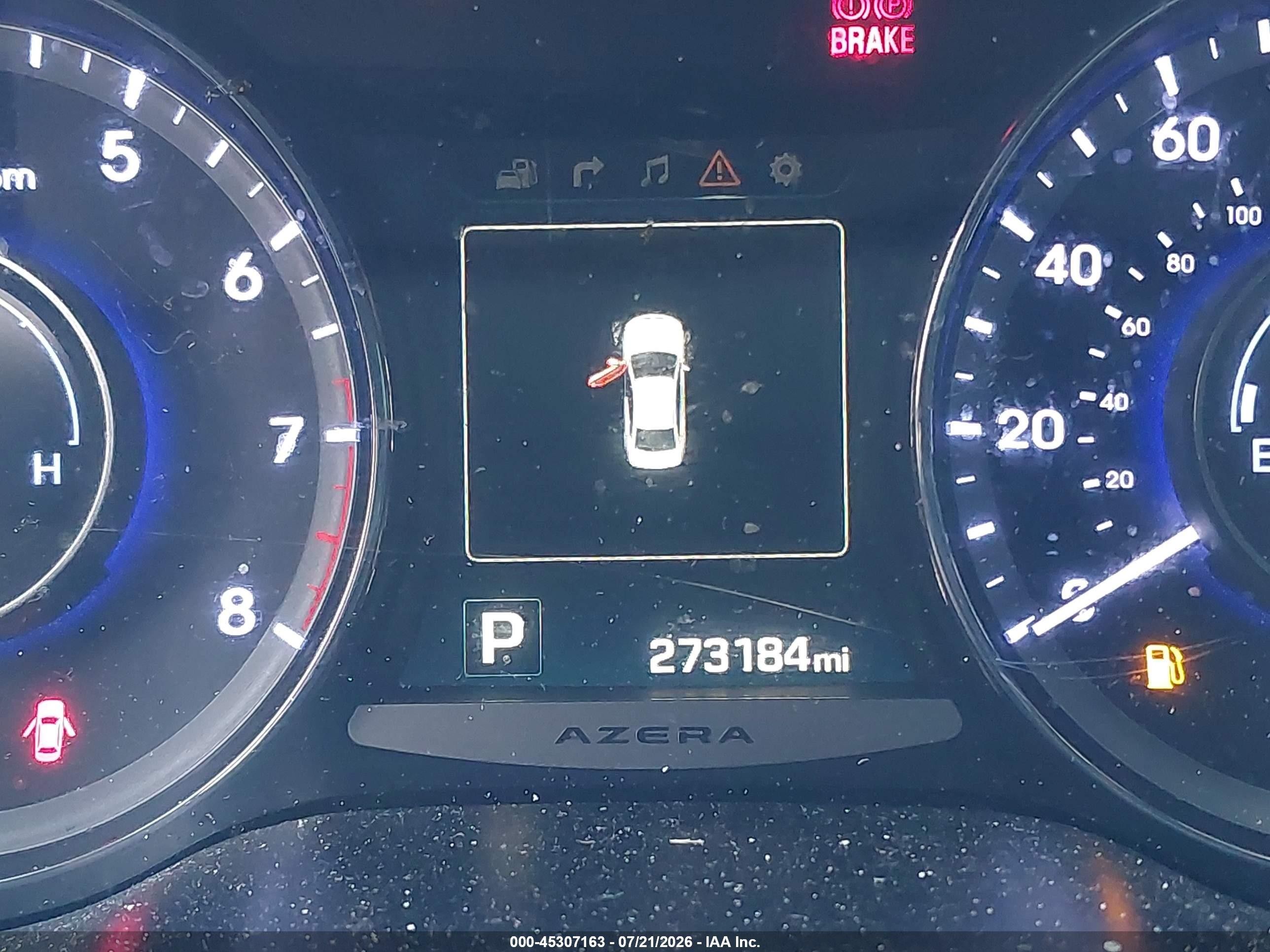 2015 Hyundai Azera   White vin: KMHFG4JG9FA495130