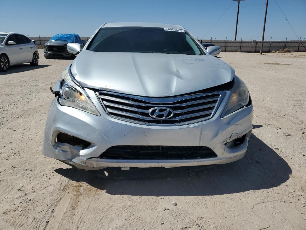 2012 Hyundai Azera Gls Silver vin: KMHFG4JGXCA134727