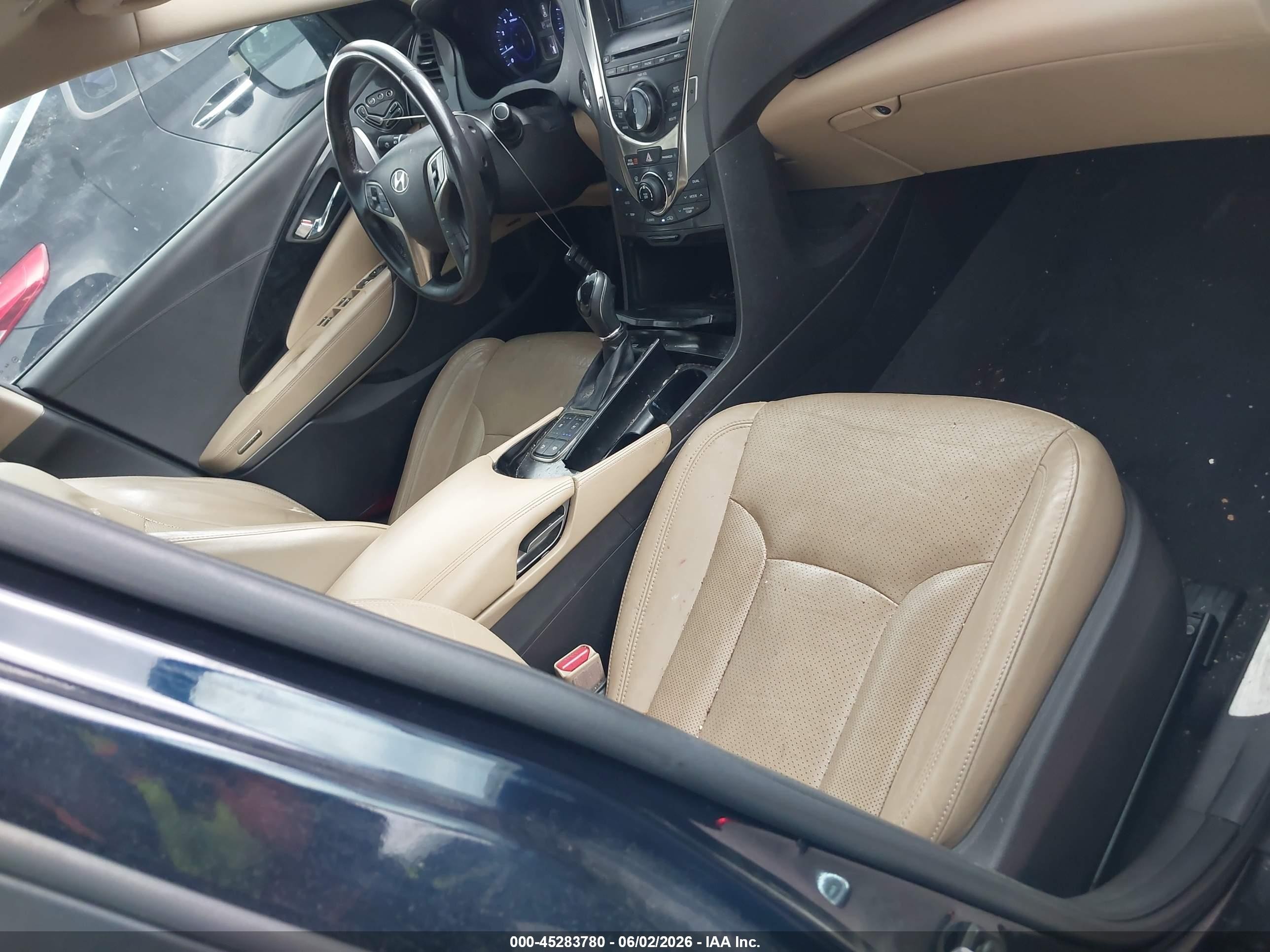 2013 Hyundai Azera   Blue vin: KMHFH4JG0DA251439