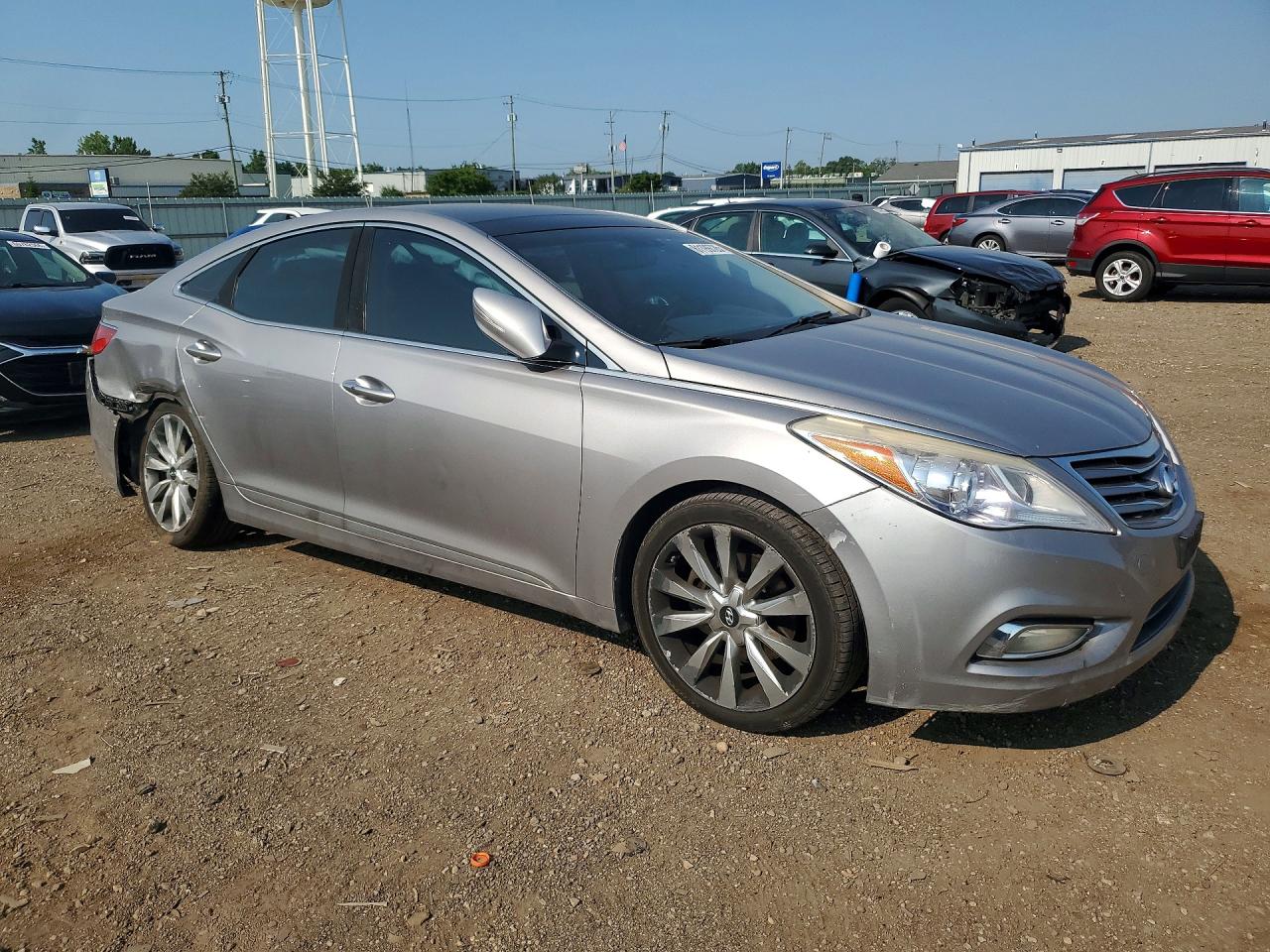 2013 Hyundai Azera Base Silver vin: KMHFH4JG0DA326642
