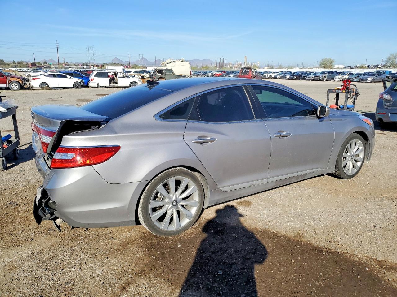 2014 Hyundai Azera Limited Silver vin: KMHFH4JG0EA346004