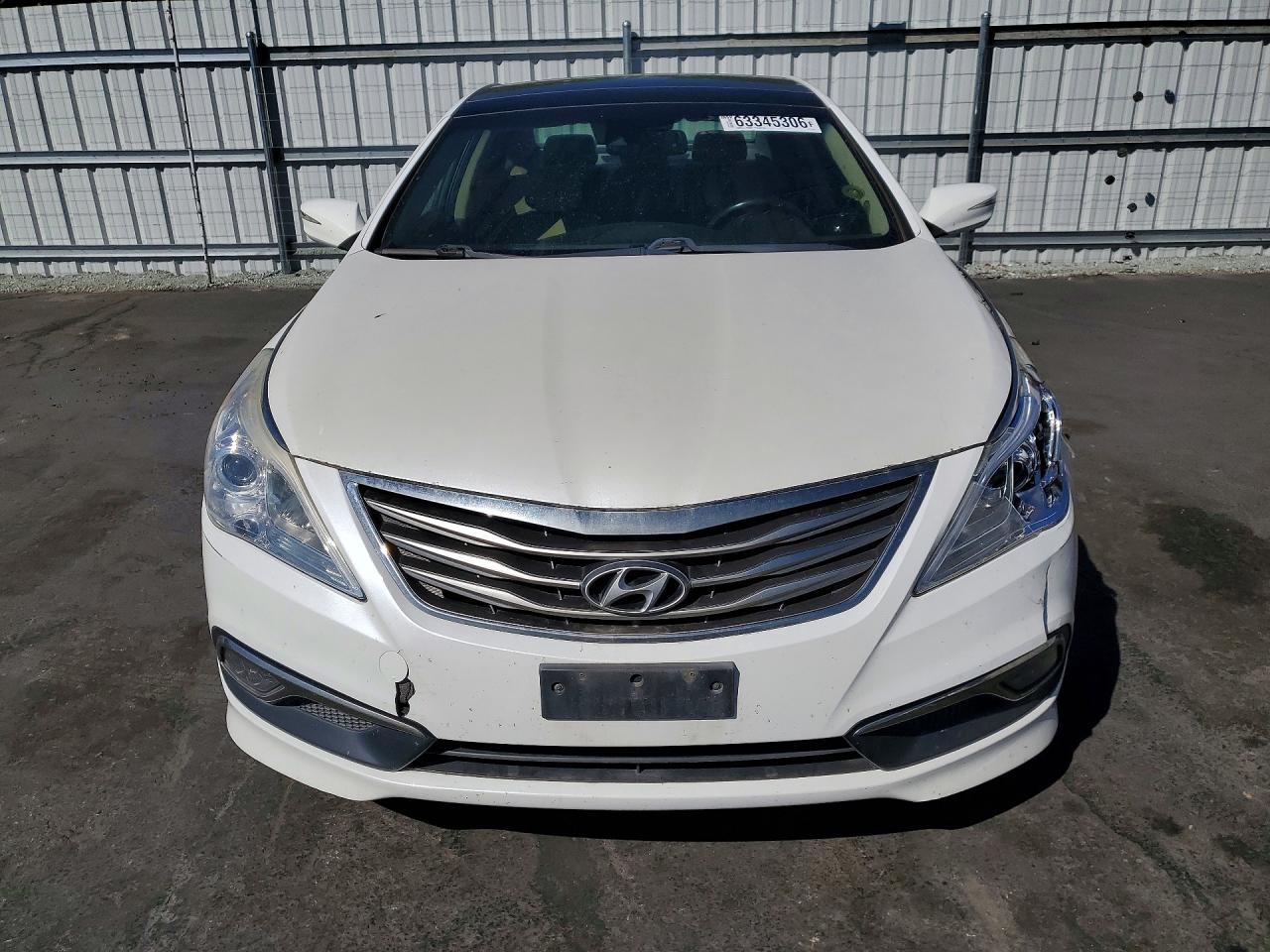 2015 Hyundai Azera Limited White vin: KMHFH4JG0FA448338