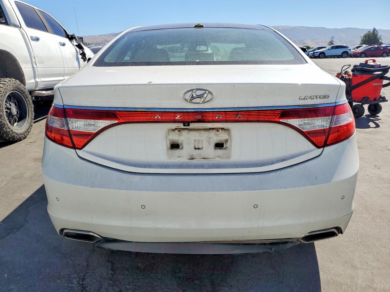 2015 Hyundai Azera Limited White vin: KMHFH4JG0FA448338