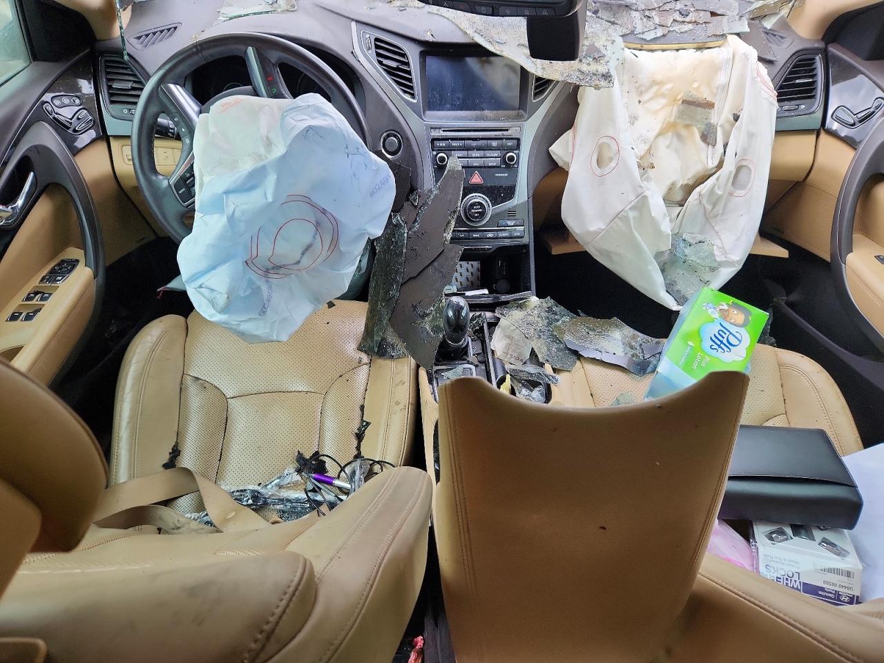 2015 Hyundai Azera Limited Белый vin: KMHFH4JG0FA483901