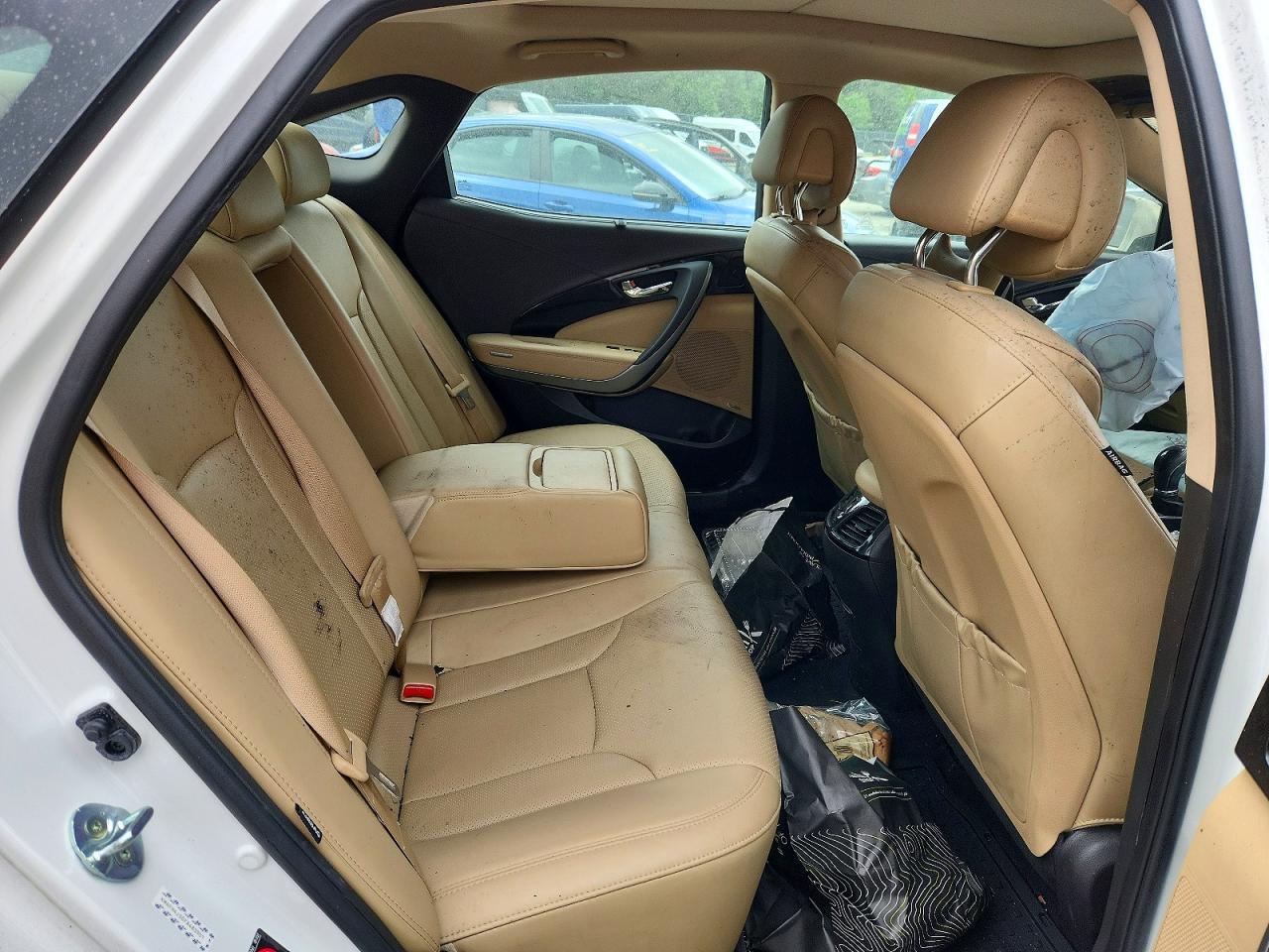 2015 Hyundai Azera Limited Белый vin: KMHFH4JG0FA483901