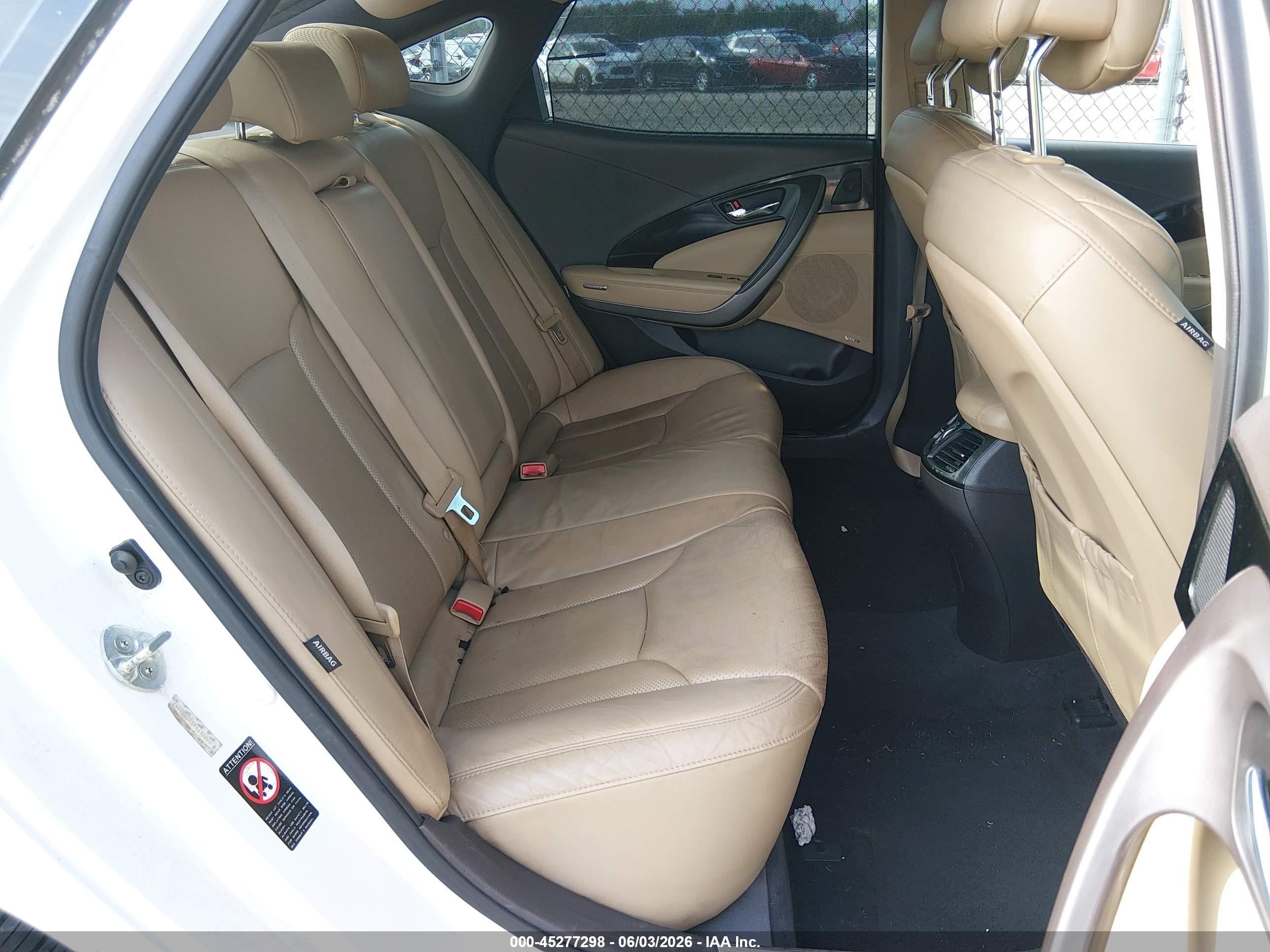 2015 Hyundai Azera Limited White vin: KMHFH4JG1FA430060