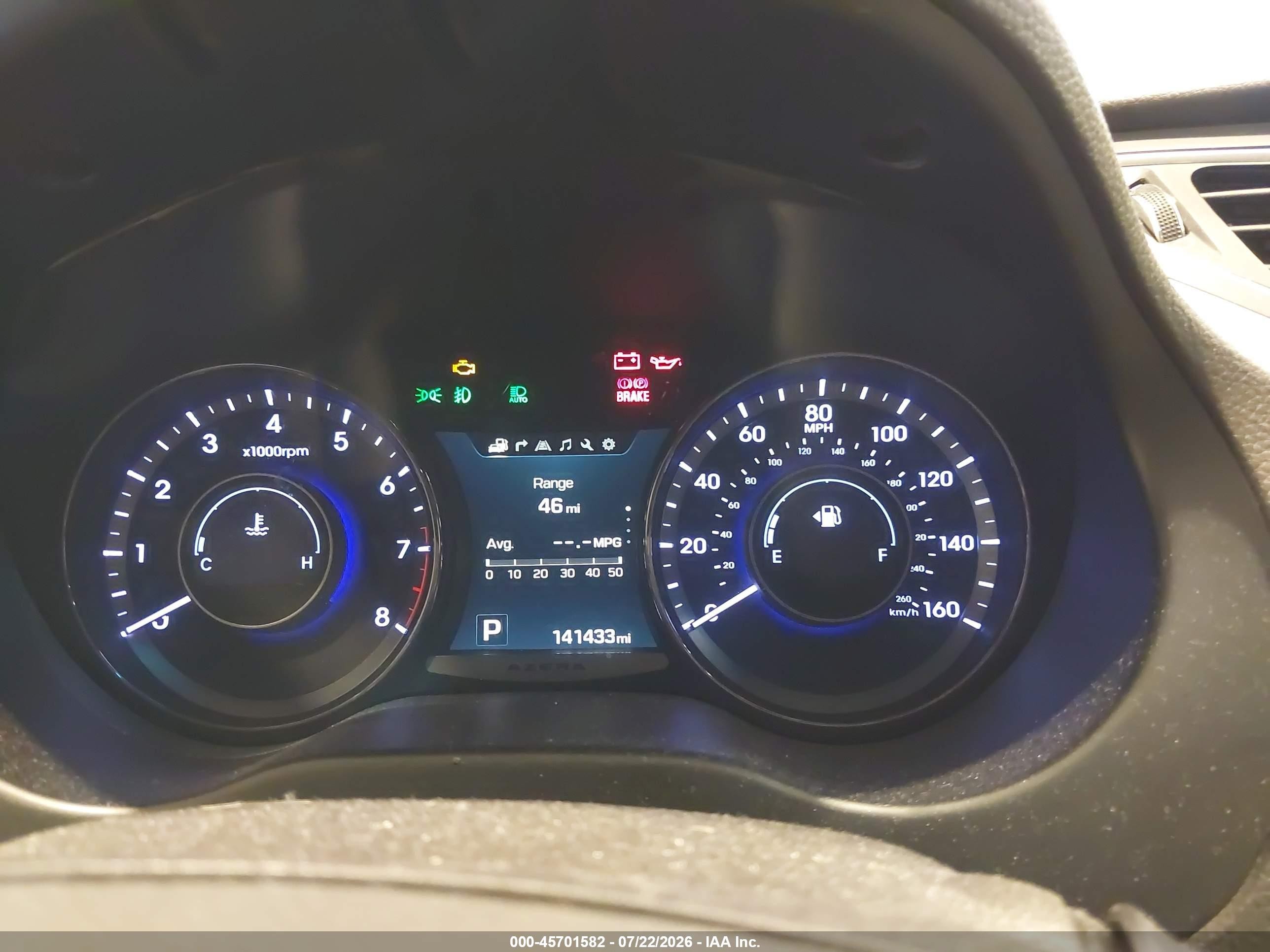 2015 Hyundai Azera Limited White vin: KMHFH4JG1FA477833
