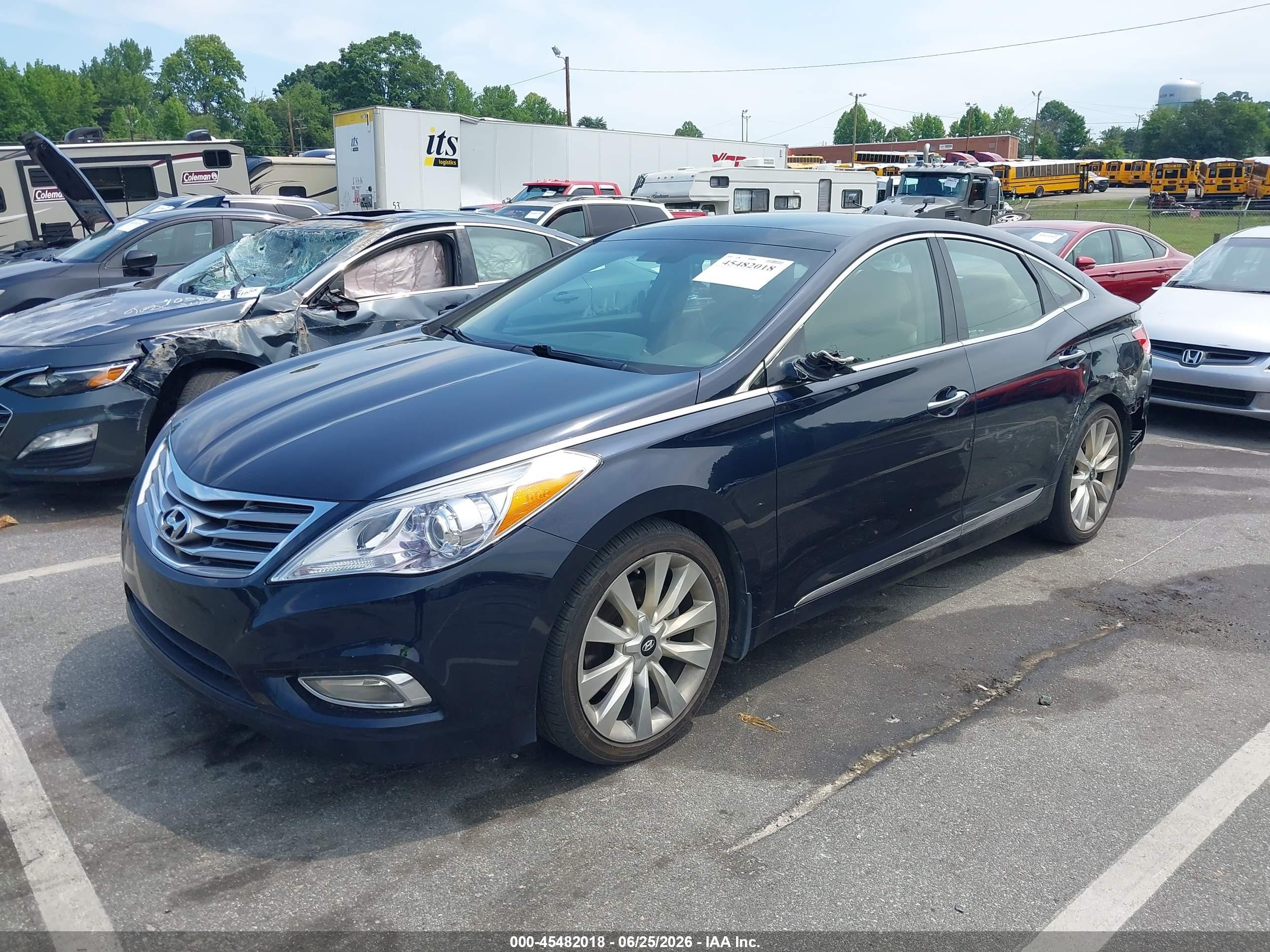 2013 Hyundai Azera   Dark Blue vin: KMHFH4JG2DA269456