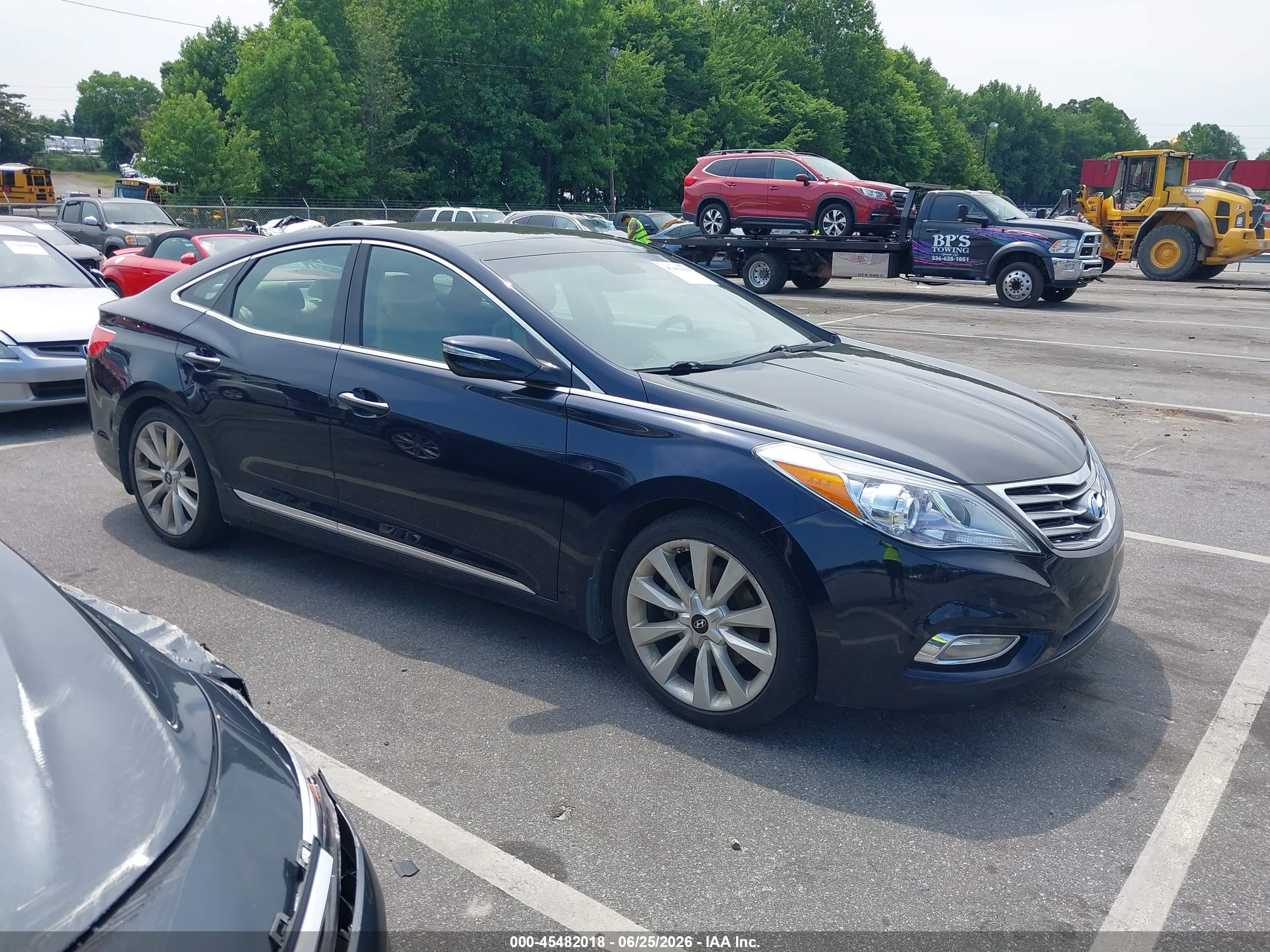 2013 Hyundai Azera   Dark Blue vin: KMHFH4JG2DA269456