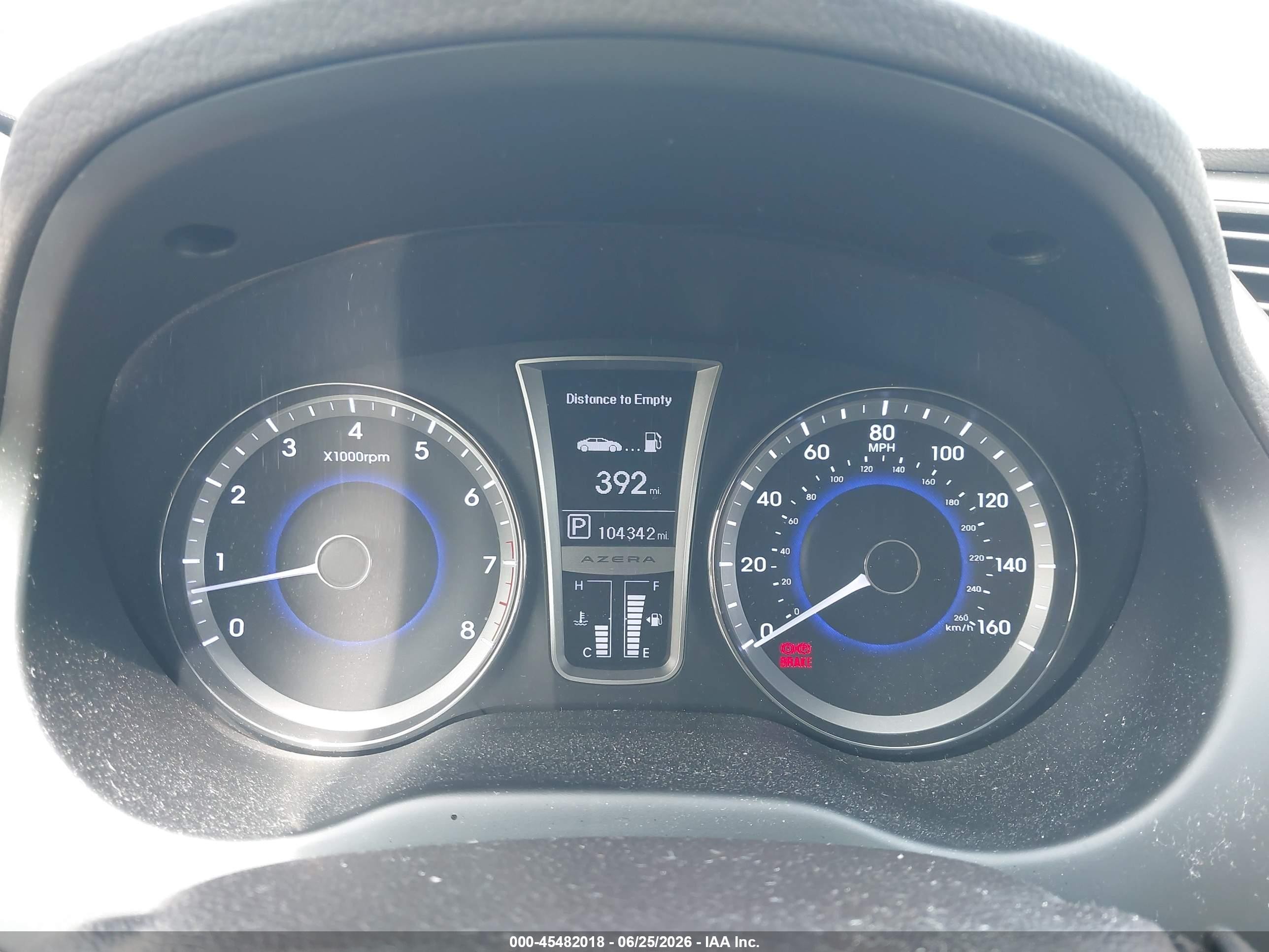 2013 Hyundai Azera   Dark Blue vin: KMHFH4JG2DA269456