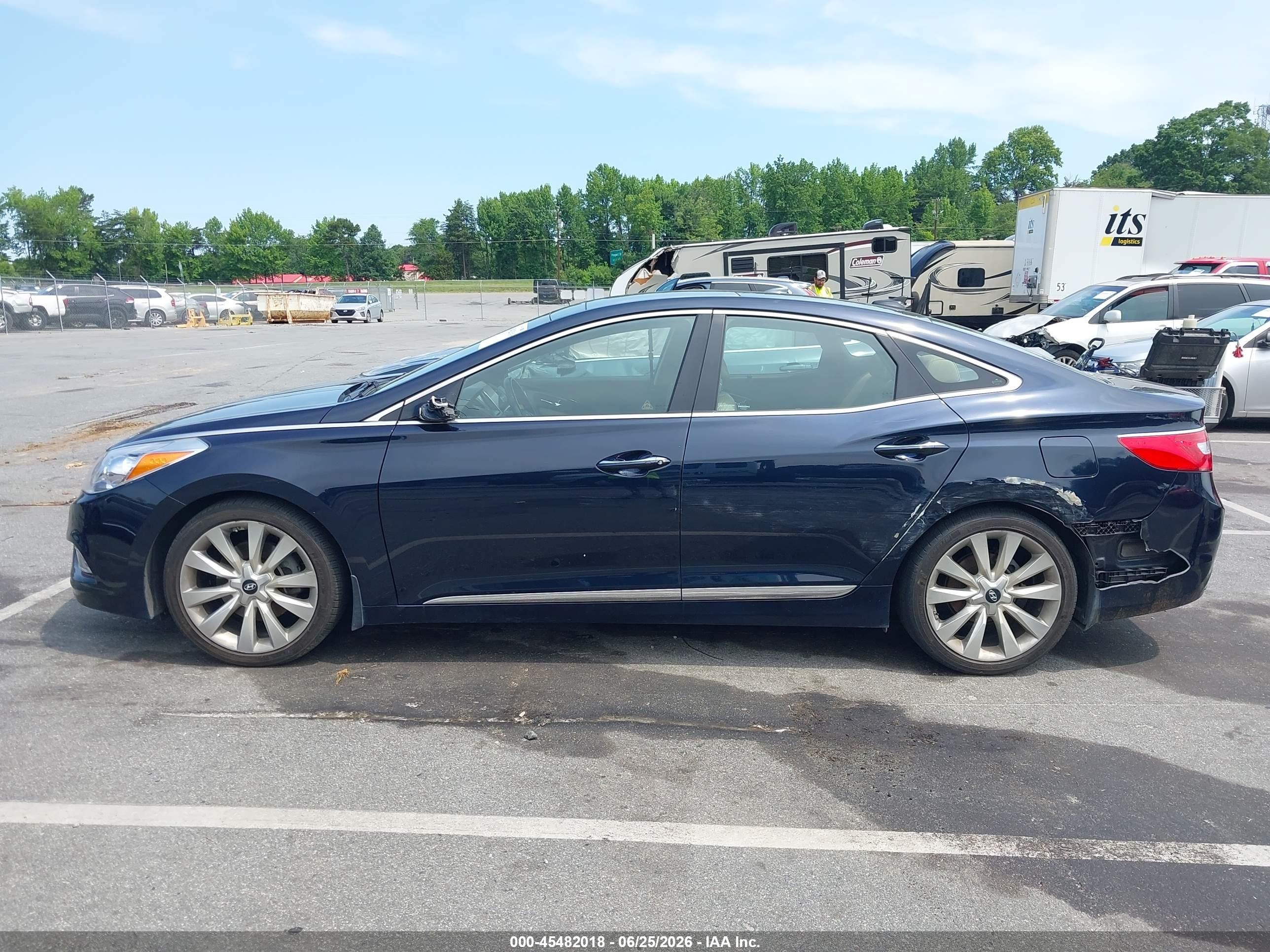 2013 Hyundai Azera   Dark Blue vin: KMHFH4JG2DA269456