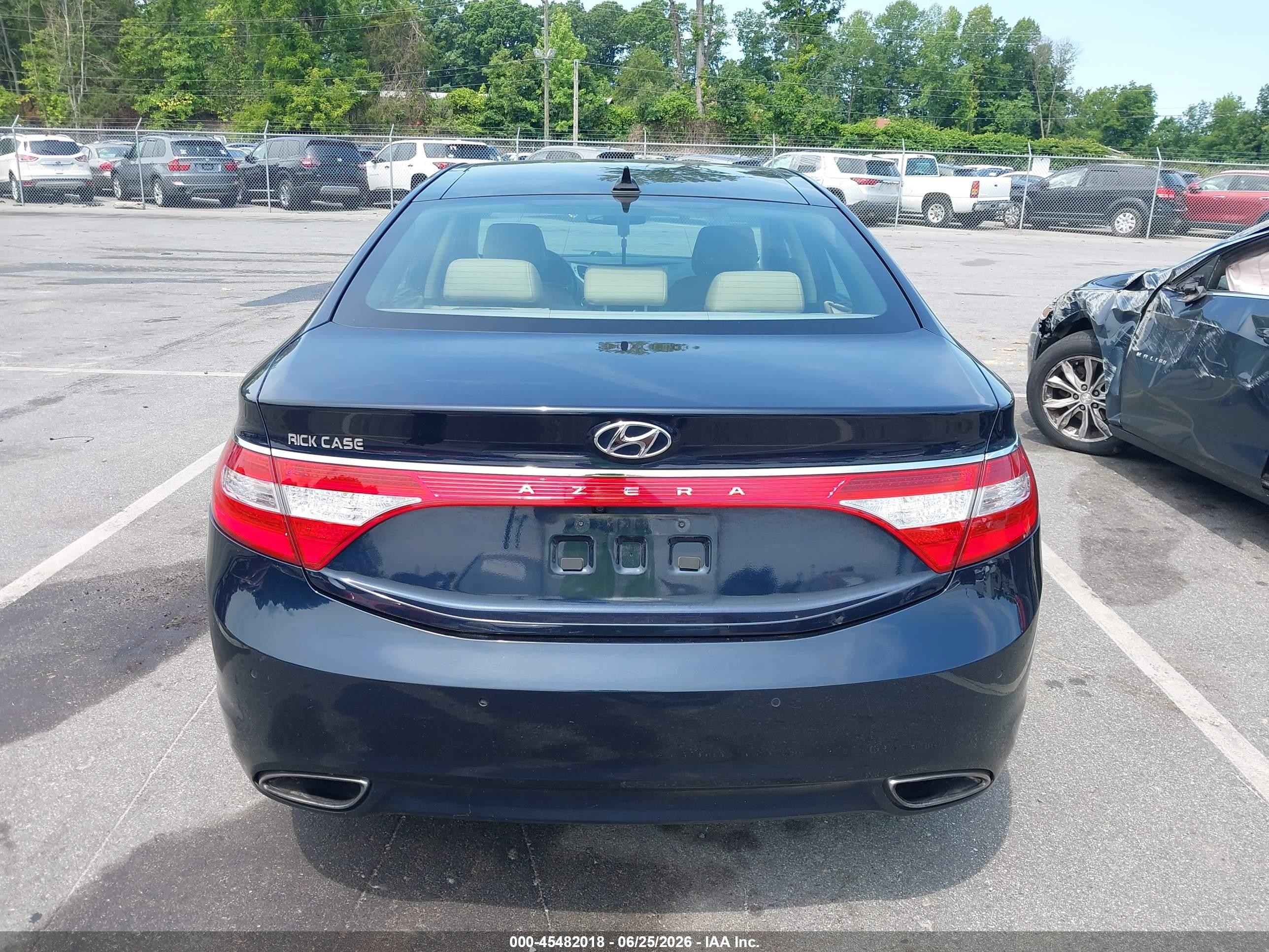 2013 Hyundai Azera   Dark Blue vin: KMHFH4JG2DA269456