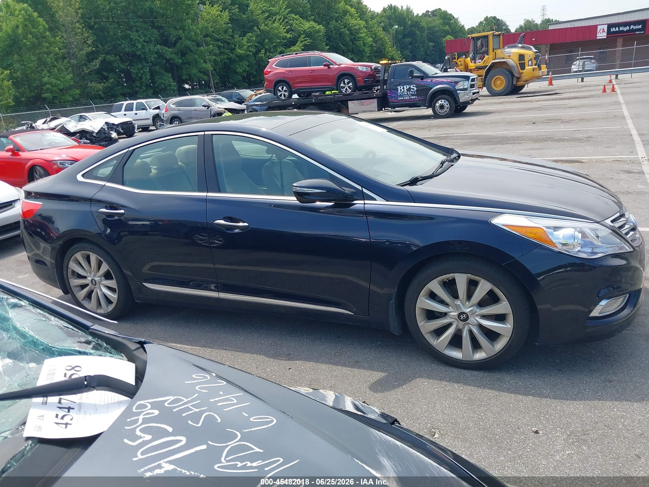 2013 Hyundai Azera   Dark Blue vin: KMHFH4JG2DA269456