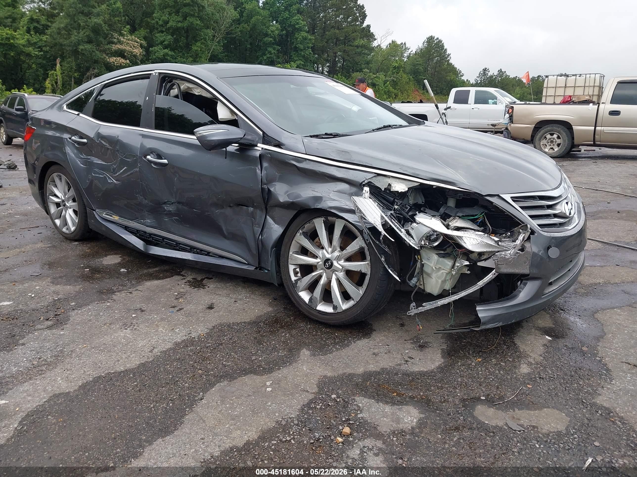 2013 Hyundai Azera   Gray vin: KMHFH4JG2DA315867