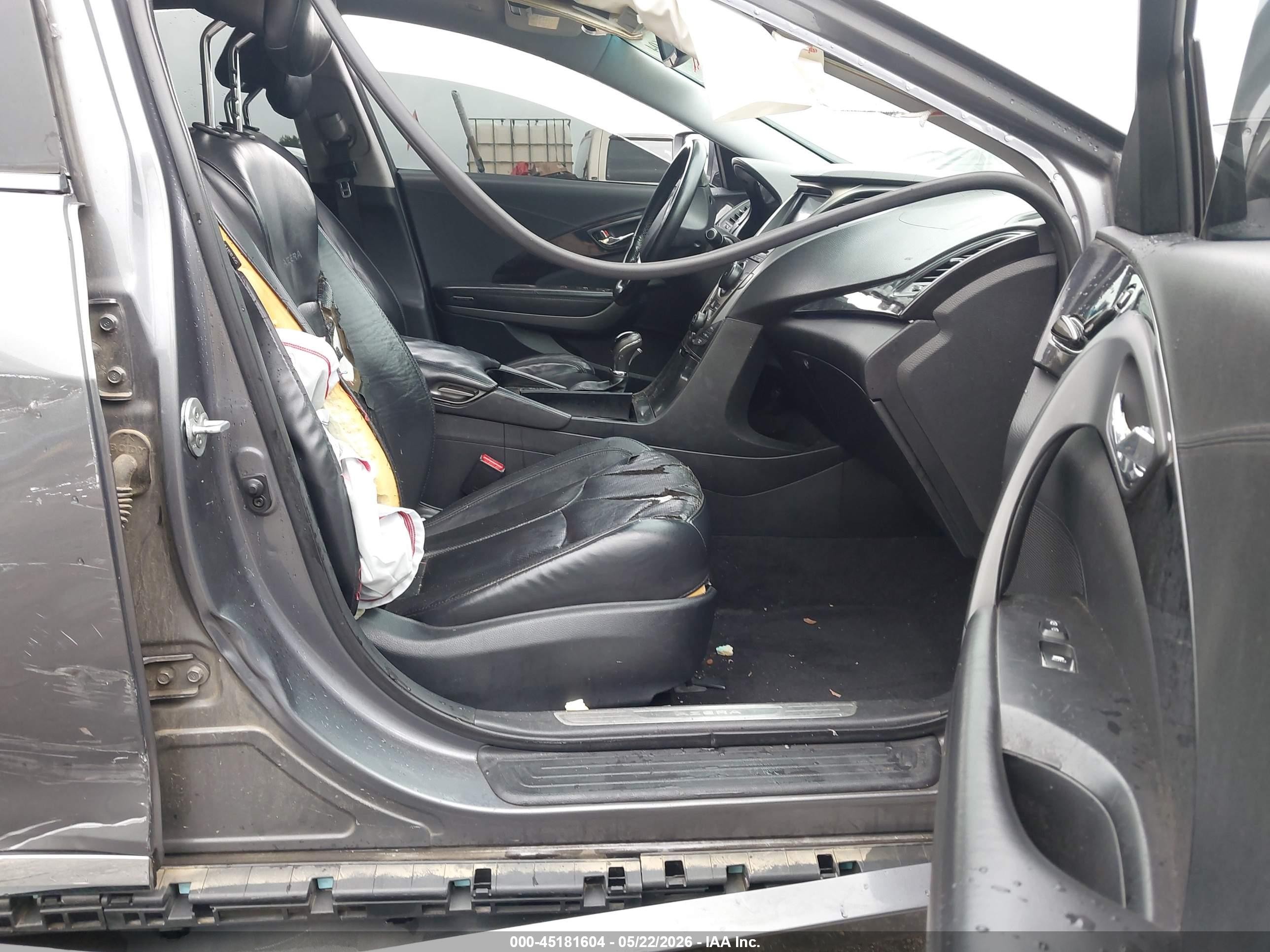2013 Hyundai Azera   Серый vin: KMHFH4JG2DA315867