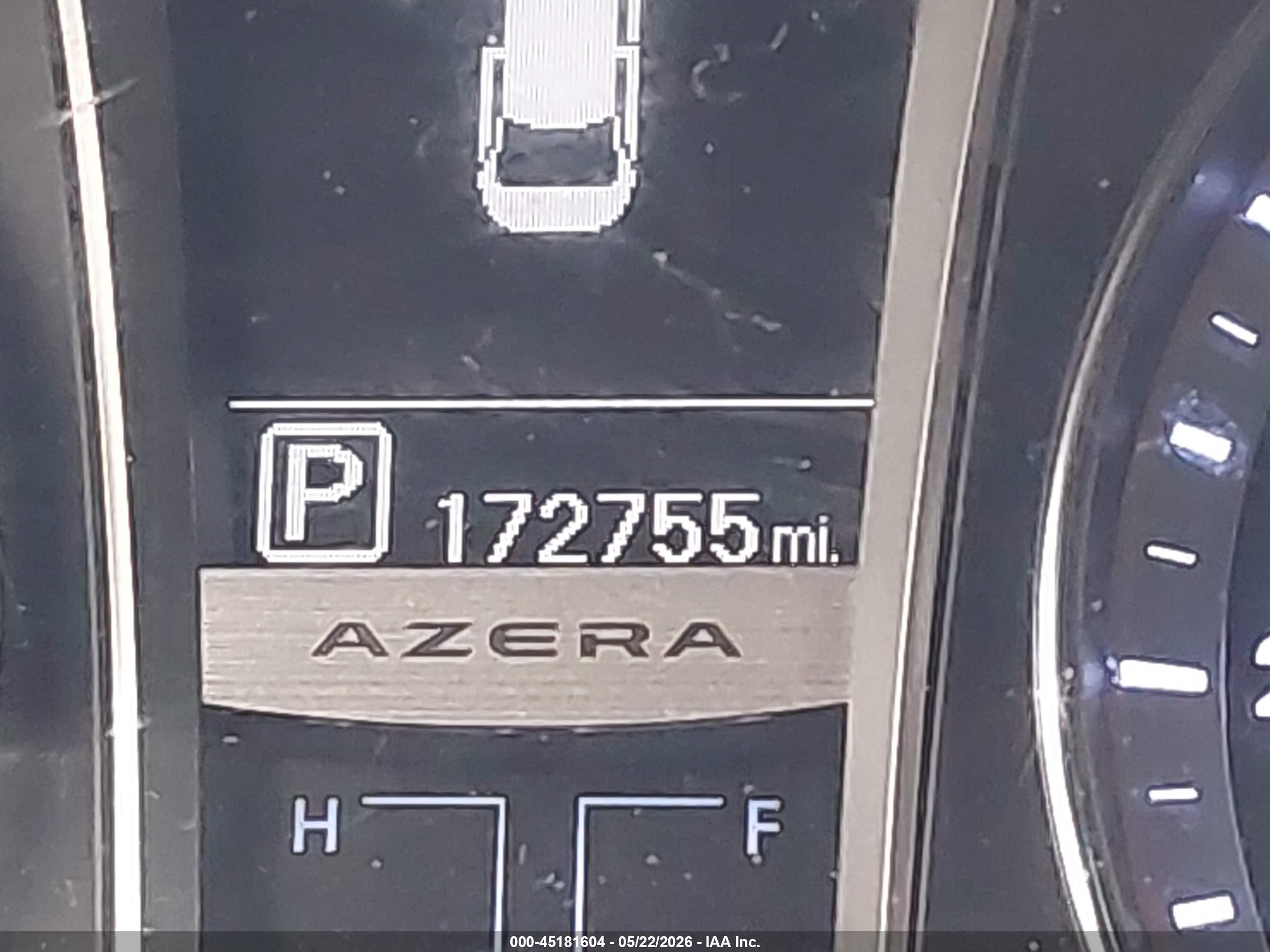 2013 Hyundai Azera   Серый vin: KMHFH4JG2DA315867