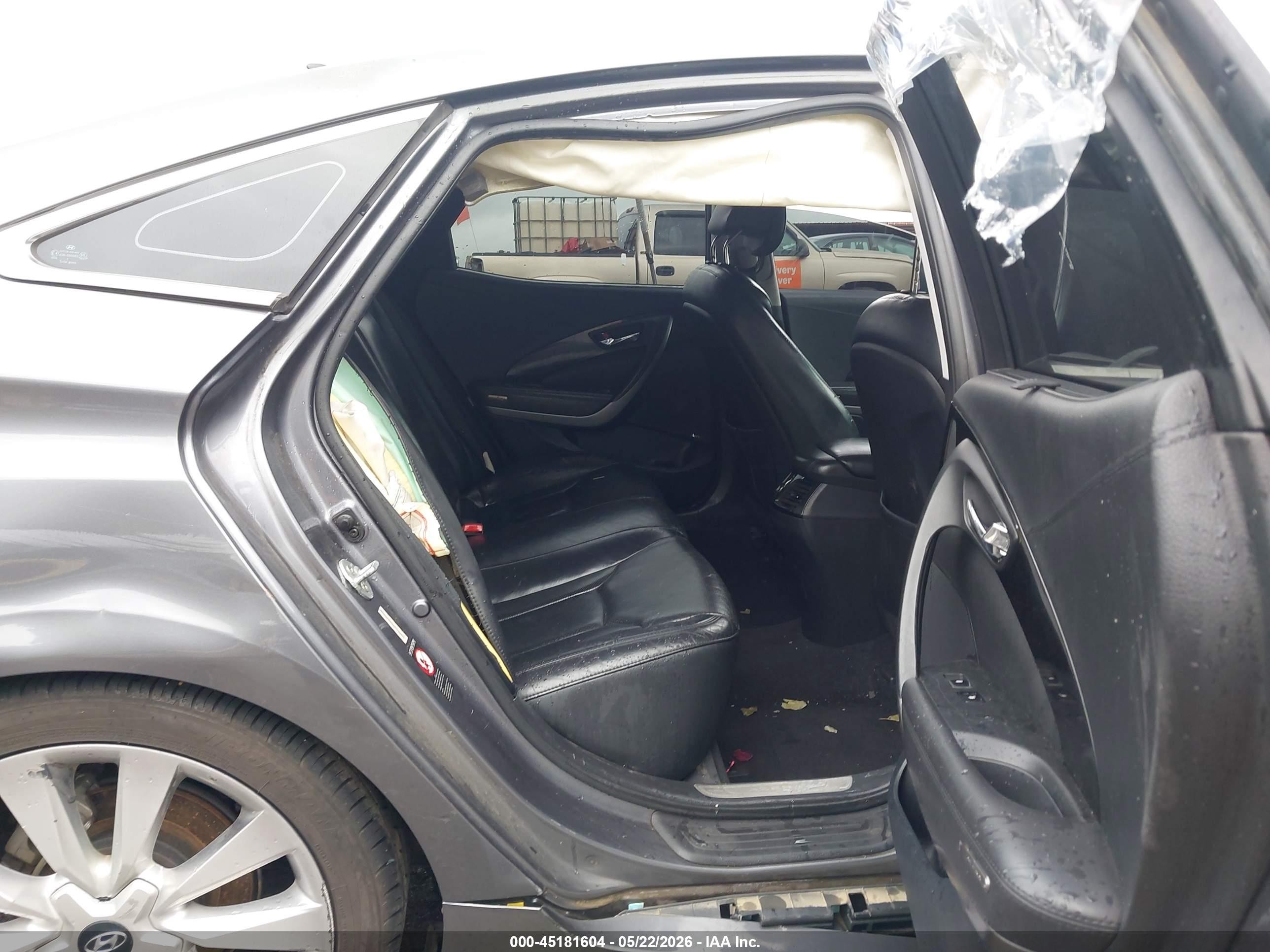2013 Hyundai Azera   Серый vin: KMHFH4JG2DA315867
