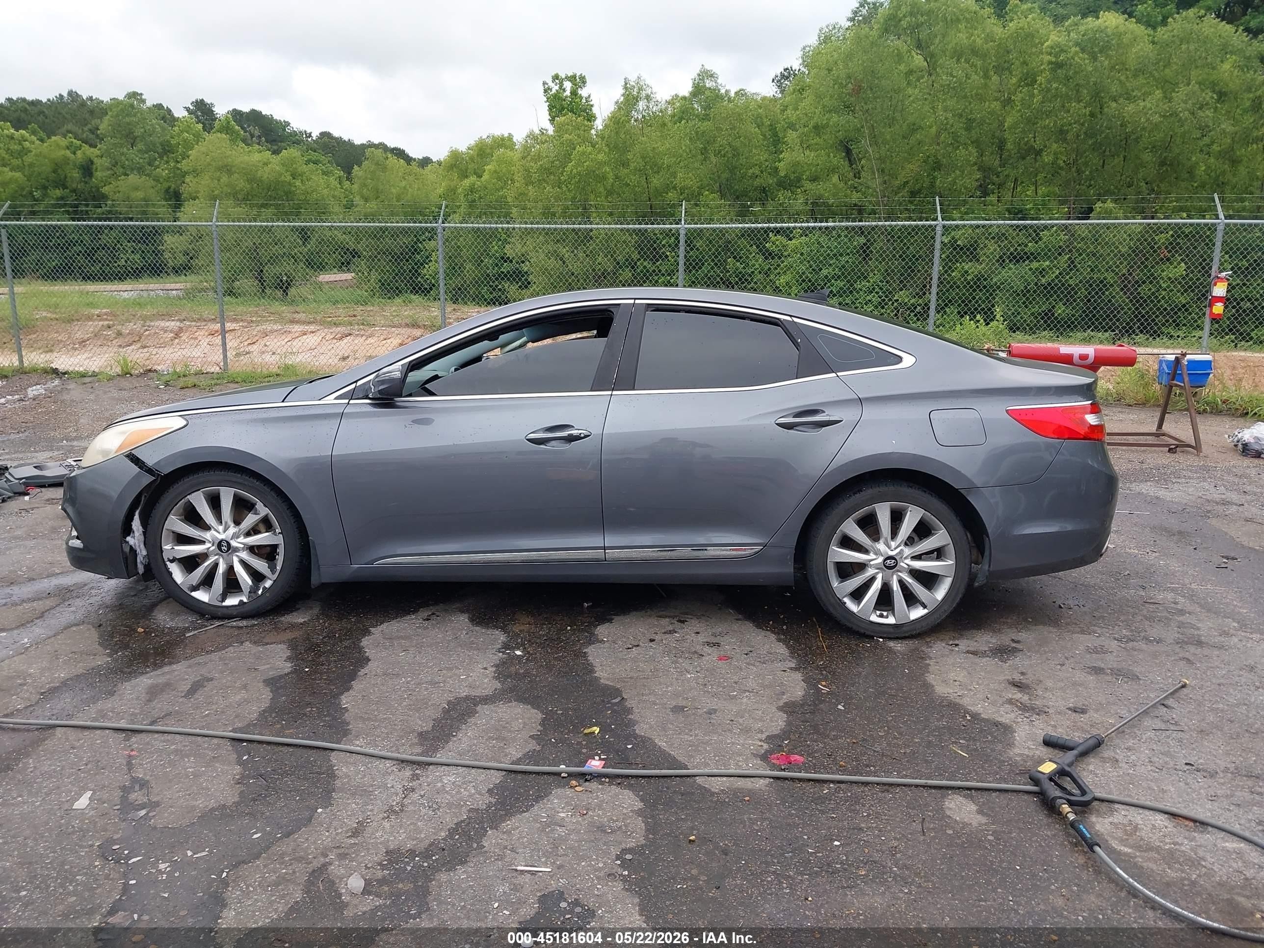 2013 Hyundai Azera   Серый vin: KMHFH4JG2DA315867