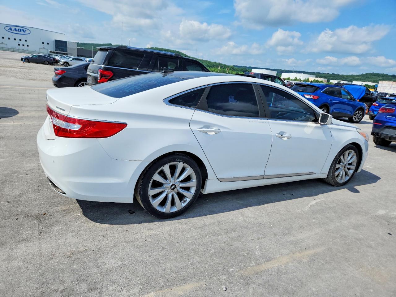 2014 Hyundai Azera Limited White vin: KMHFH4JG2EA388142