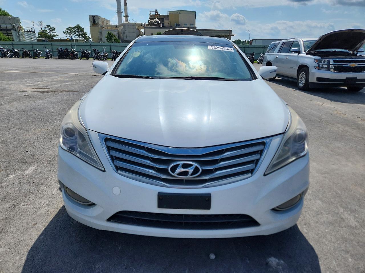 2014 Hyundai Azera Limited White vin: KMHFH4JG2EA388142