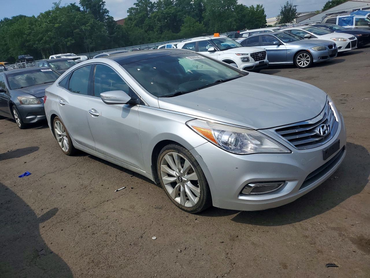 2014 Hyundai Azera Limited Серебряный vin: KMHFH4JG2EA400001