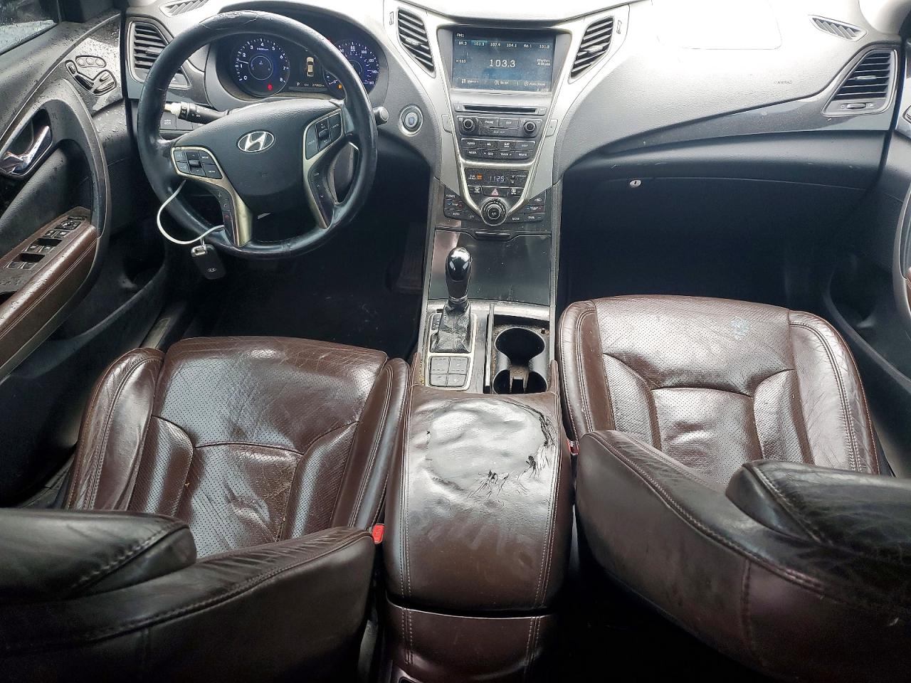 2014 Hyundai Azera Limited Черный vin: KMHFH4JG2EA417767