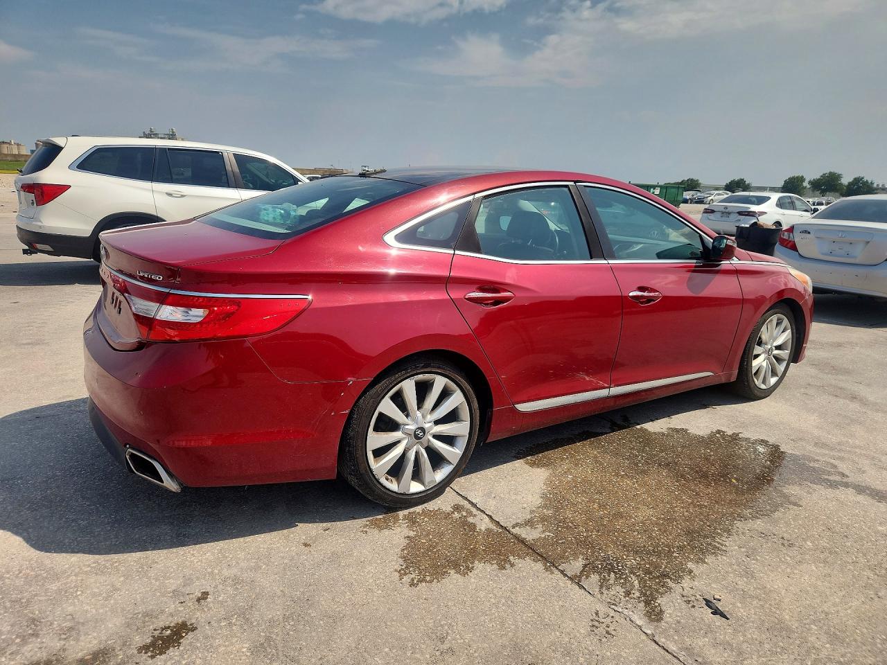 2015 Hyundai Azera Limited Красный vin: KMHFH4JG2FA473385