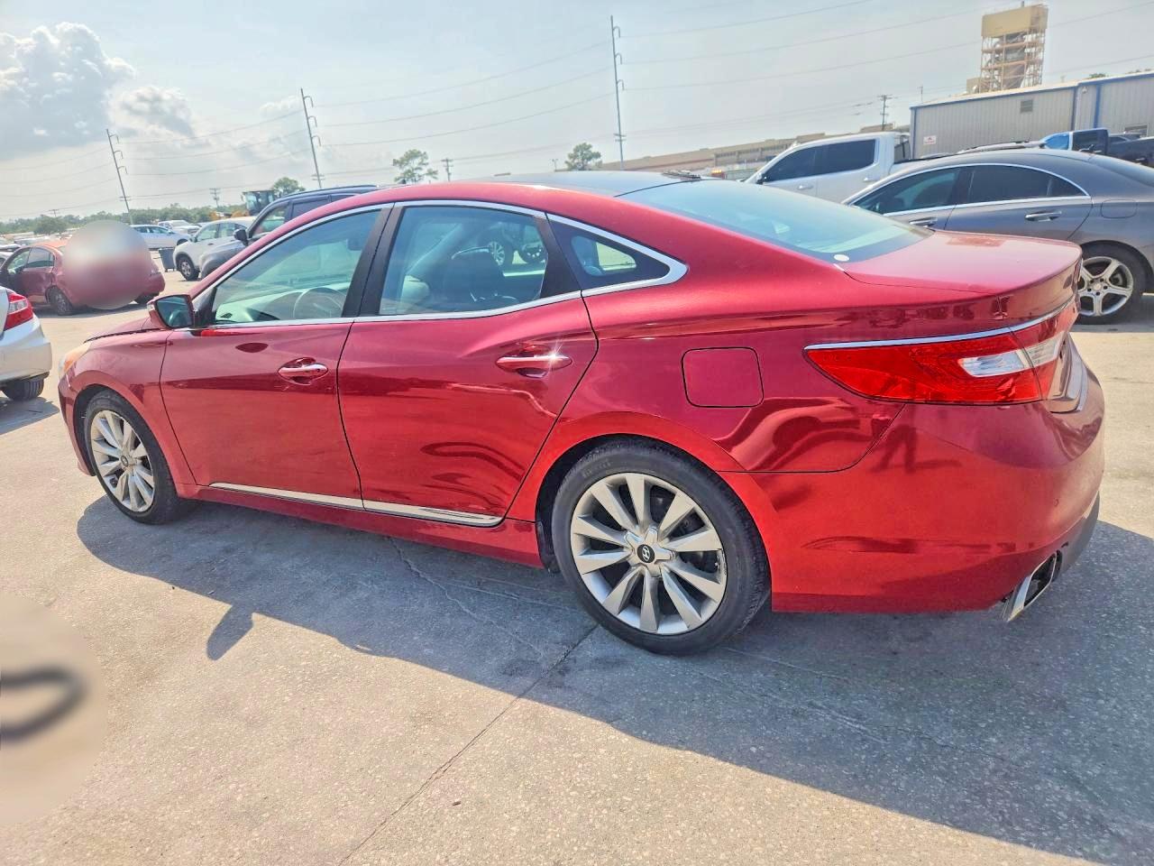 2015 Hyundai Azera Limited Красный vin: KMHFH4JG2FA473385