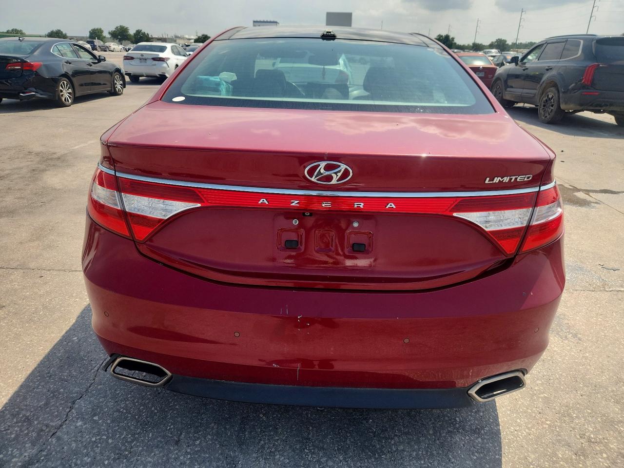 2015 Hyundai Azera Limited Красный vin: KMHFH4JG2FA473385