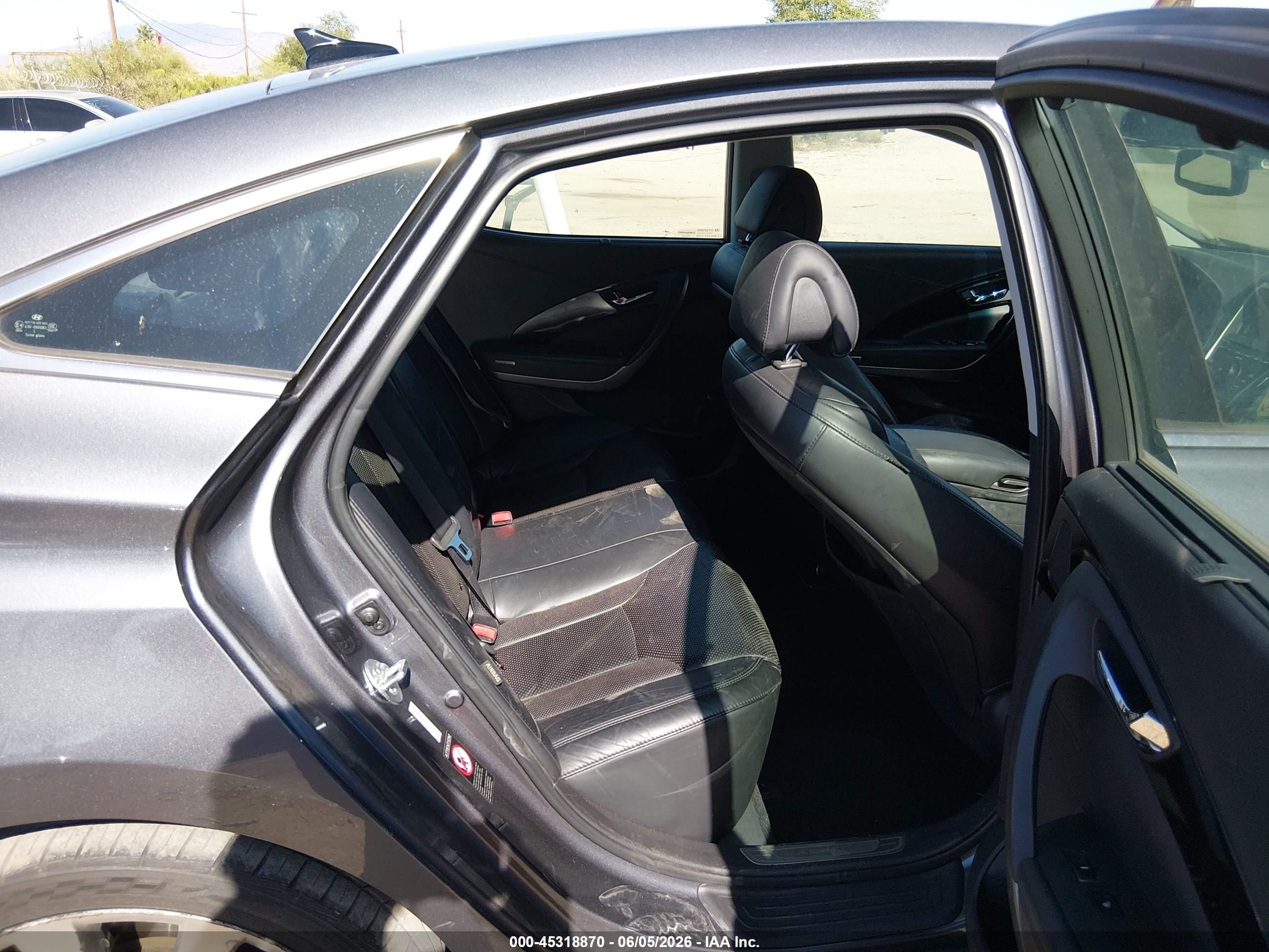 2013 Hyundai Azera   Gray vin: KMHFH4JG3DA275122