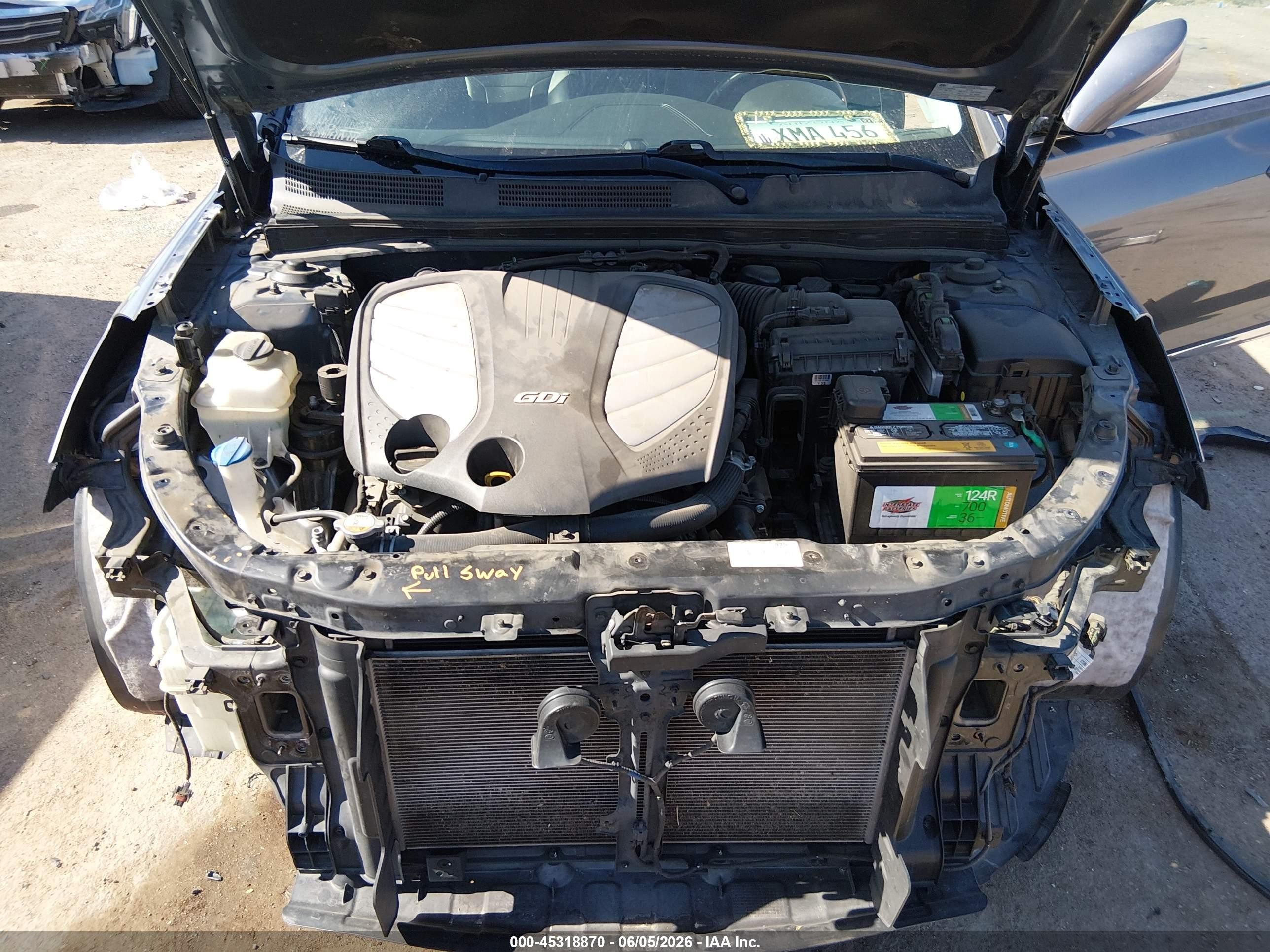2013 Hyundai Azera   Gray vin: KMHFH4JG3DA275122