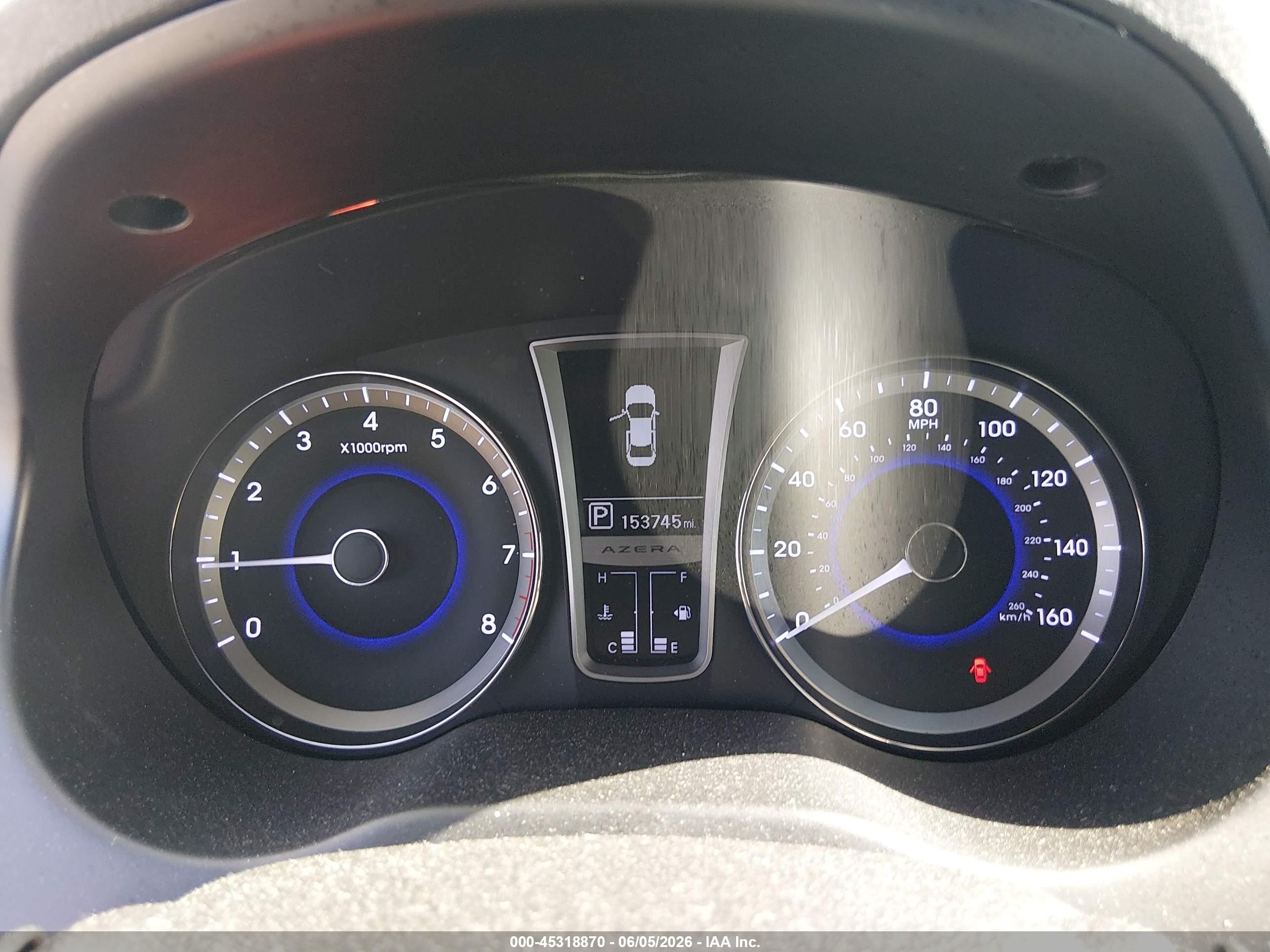 2013 Hyundai Azera   Gray vin: KMHFH4JG3DA275122