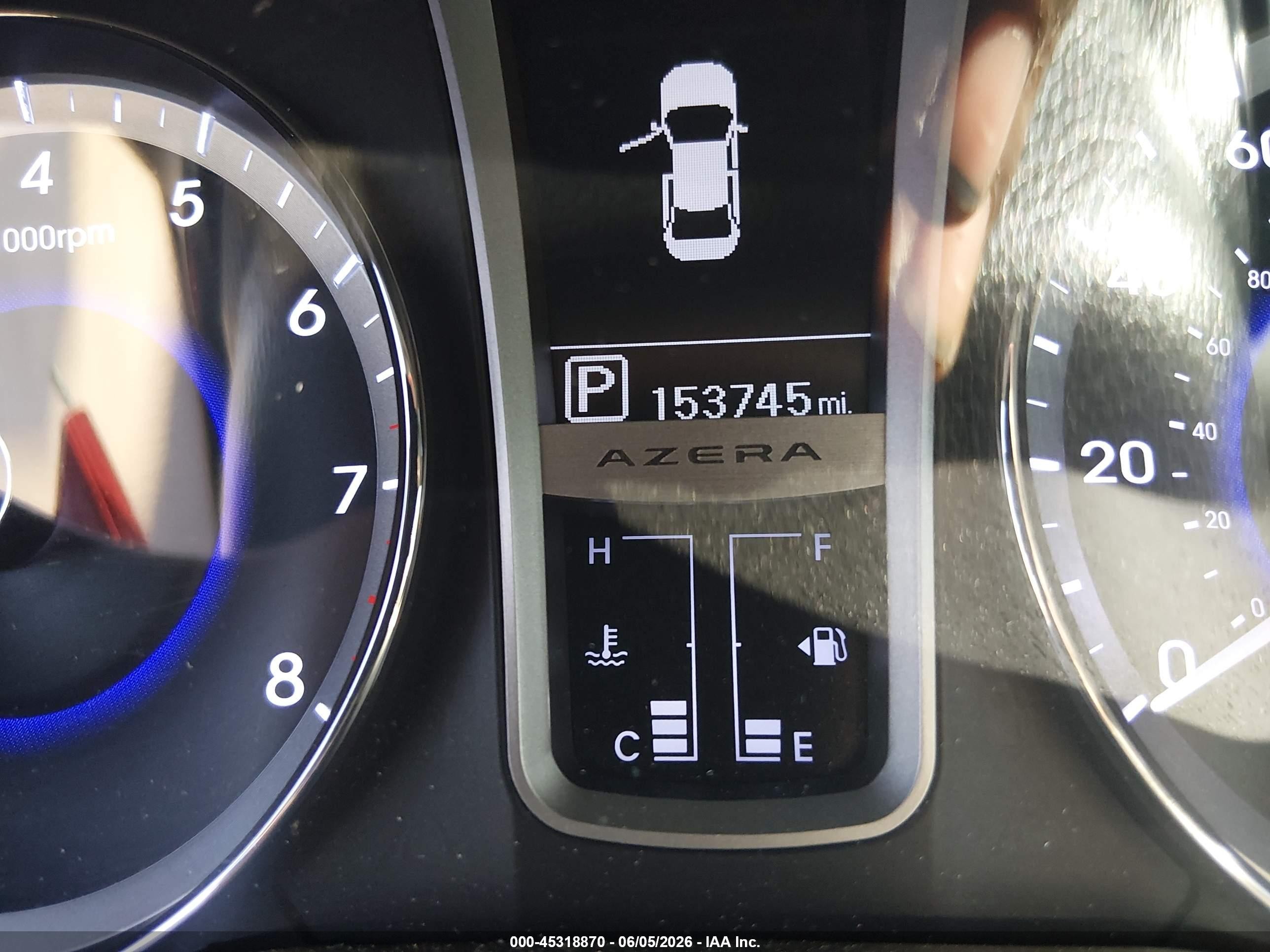 2013 Hyundai Azera   Gray vin: KMHFH4JG3DA275122