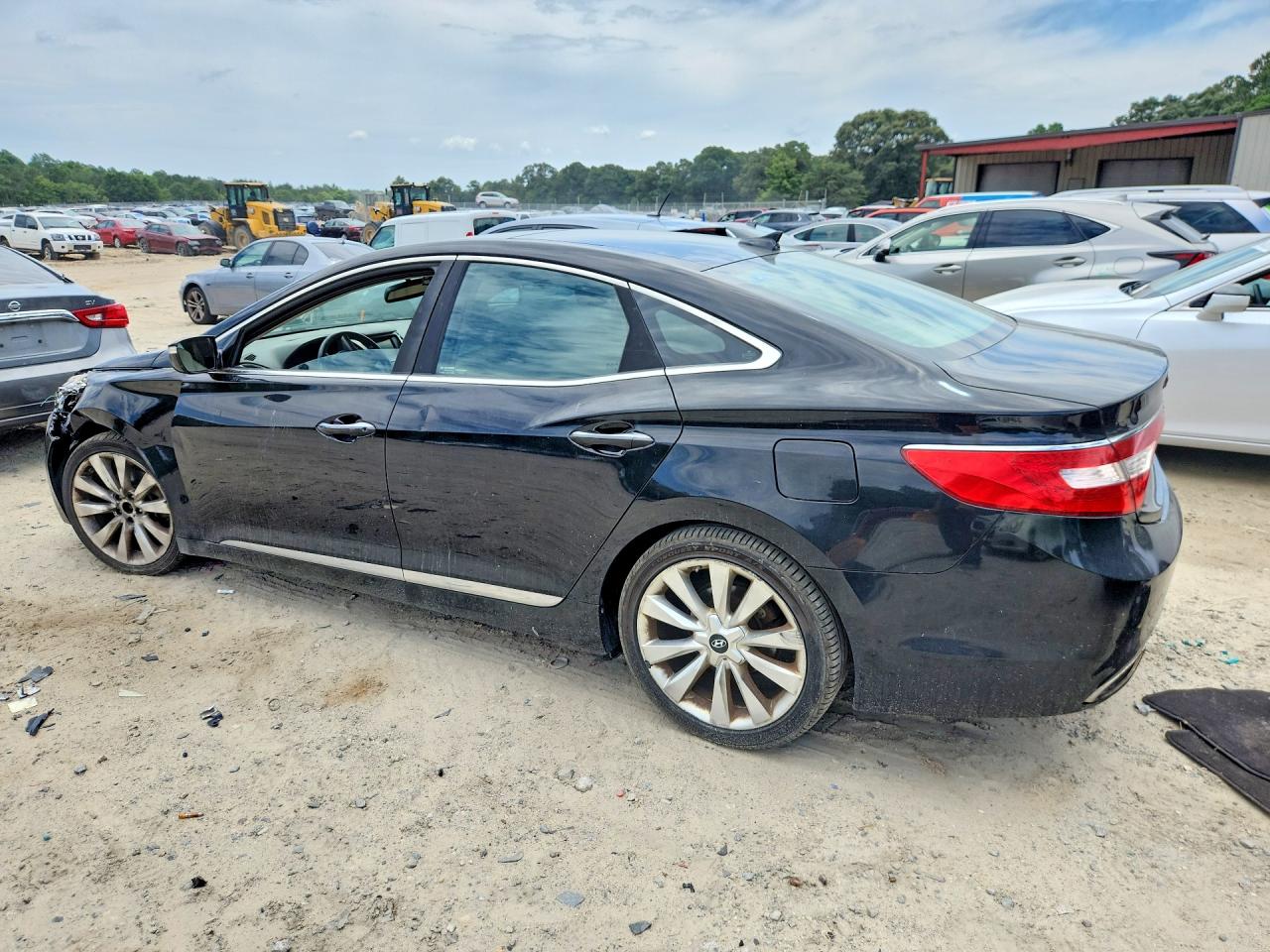 2013 Hyundai Azera Base Black vin: KMHFH4JG3DA320804